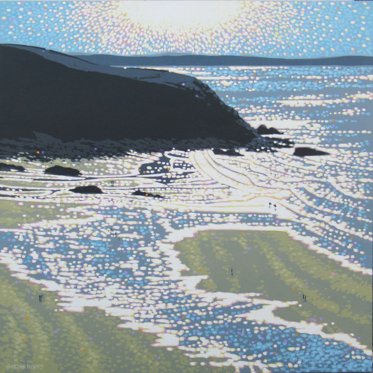Beach sunshine sparkles by Gordon Hunt