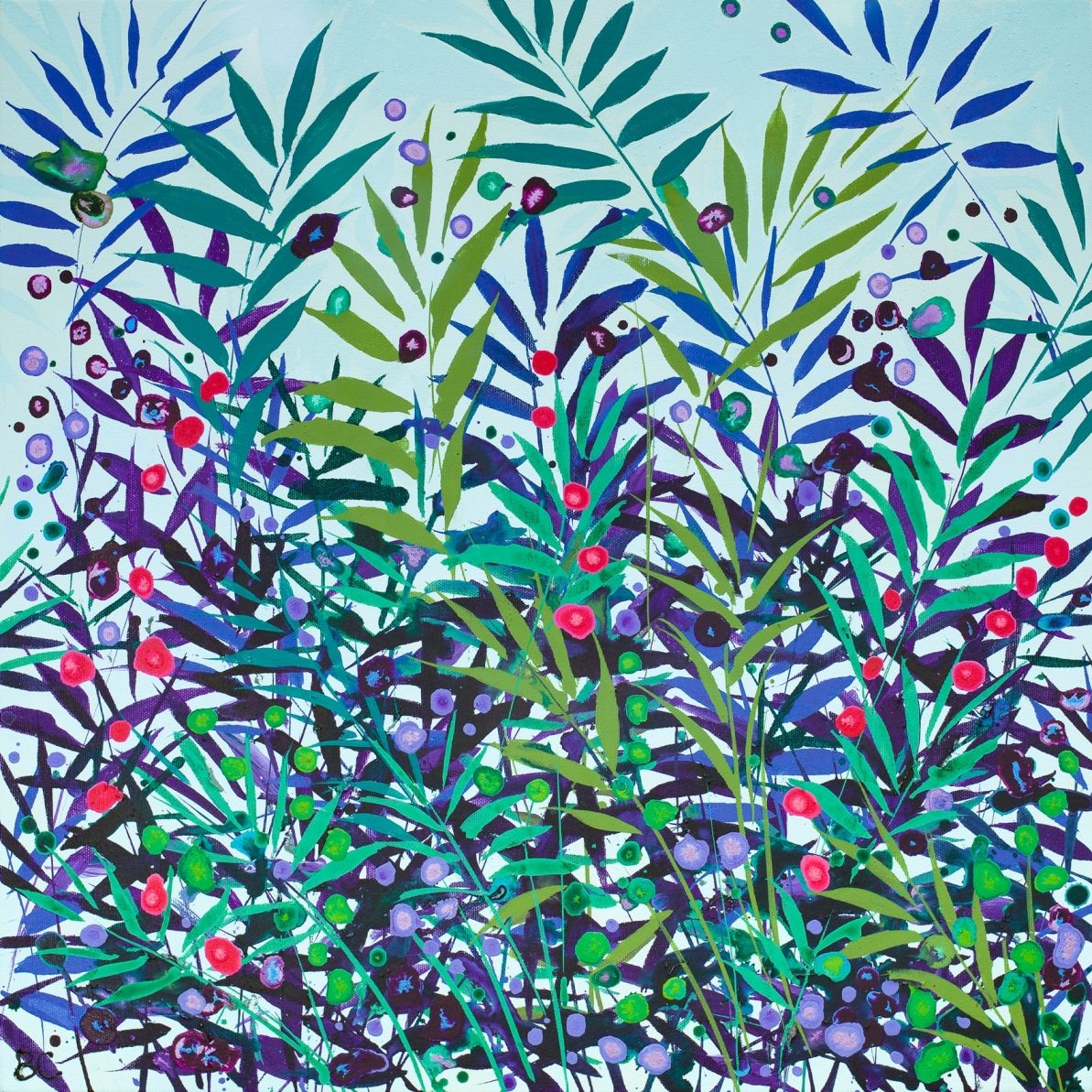 Cromer Grasses: Turquoise by Becca Clegg