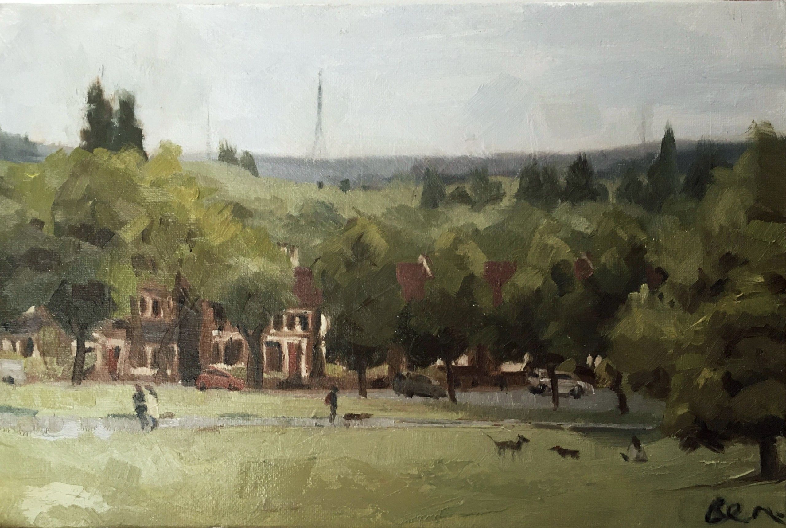 Hilly Fields 2 by Benedict Flanagan