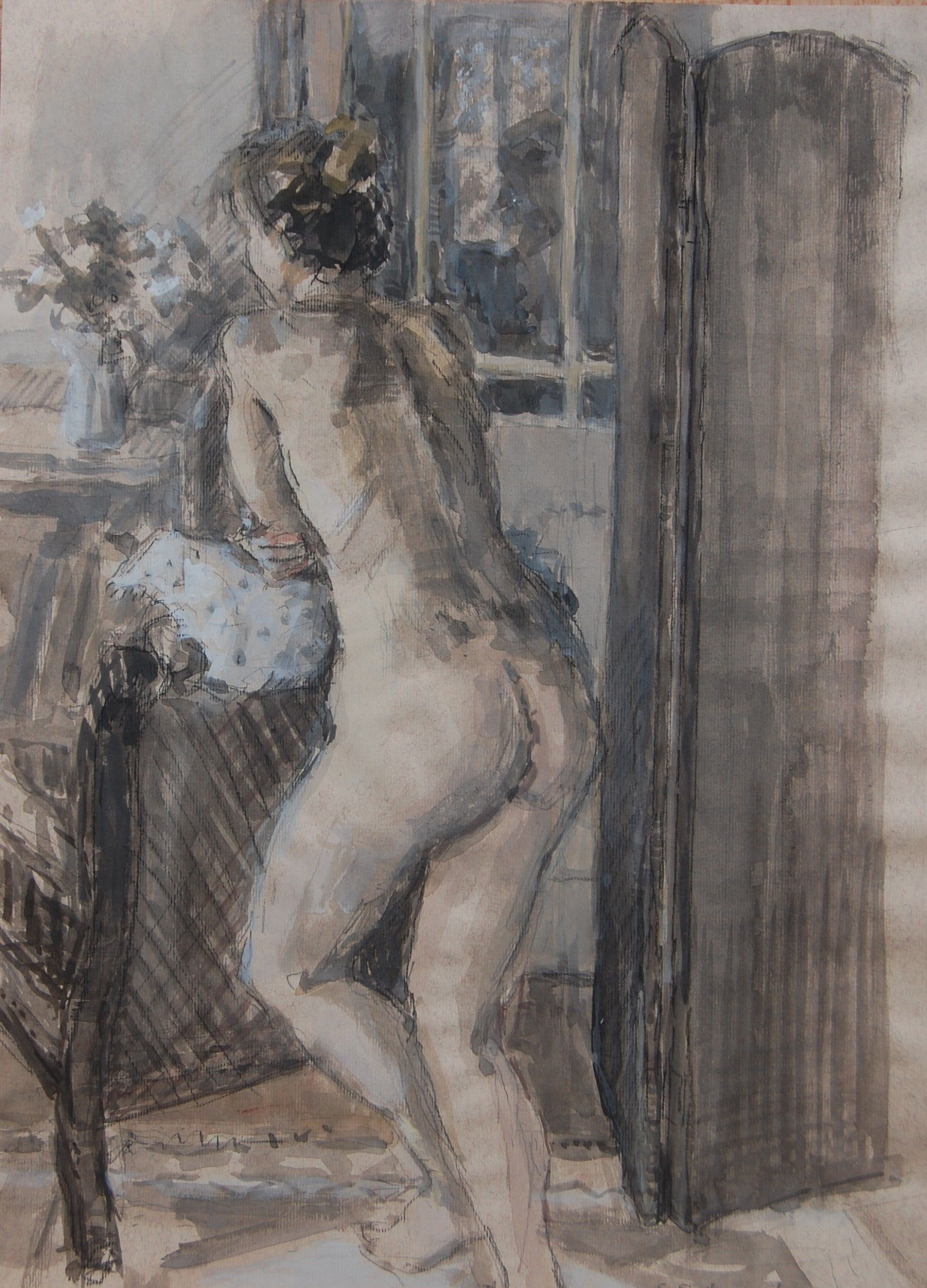 Leaning Nude by Clova Stuart-Hamilton