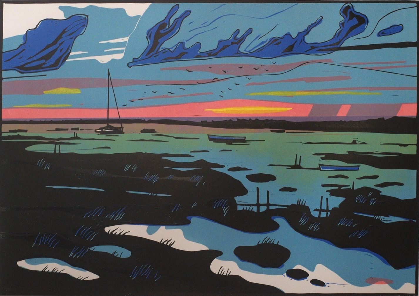 Blakeney Marshes by Colin Moore