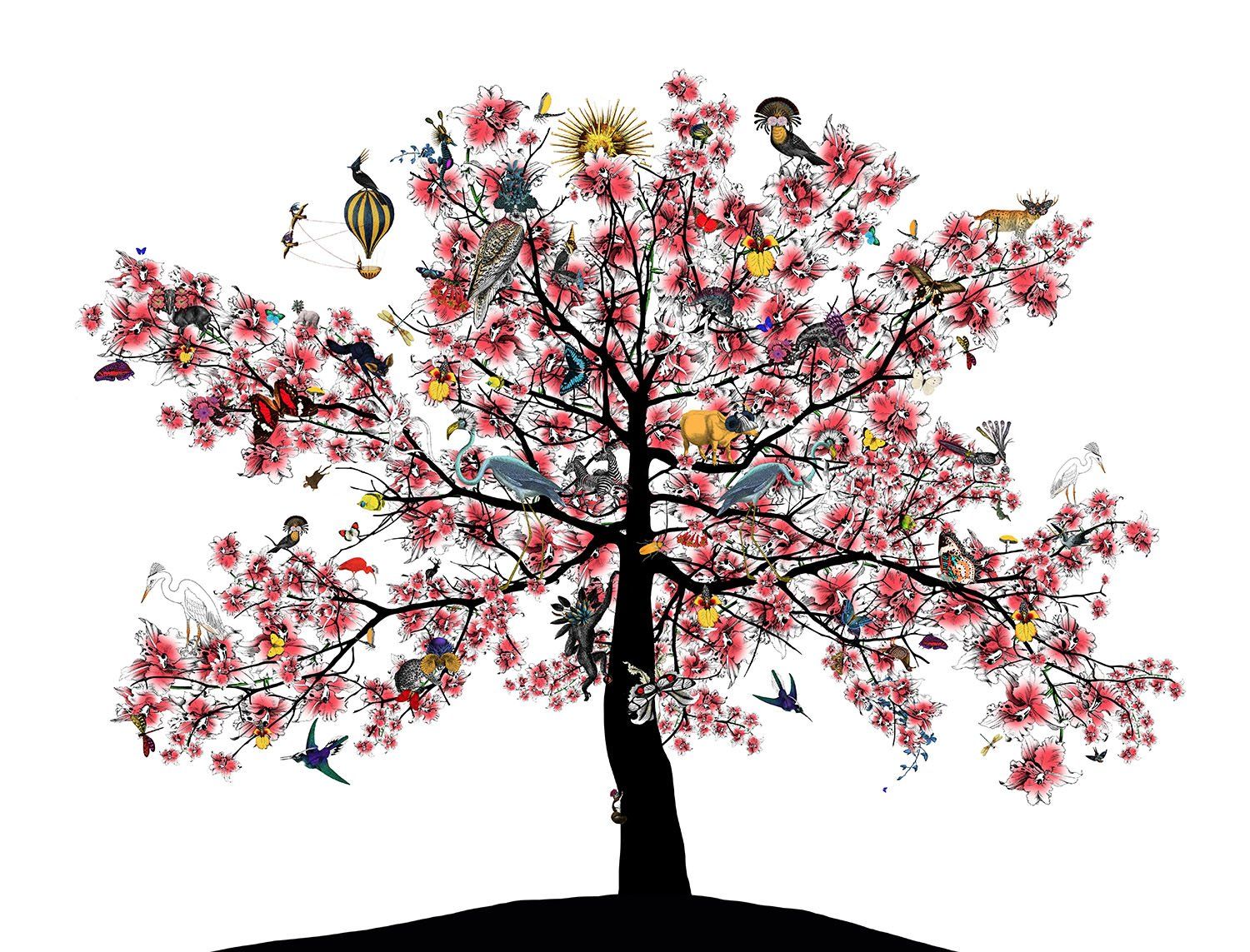 Bleika Sakura Candy Floss Tree by Kristjana Williams