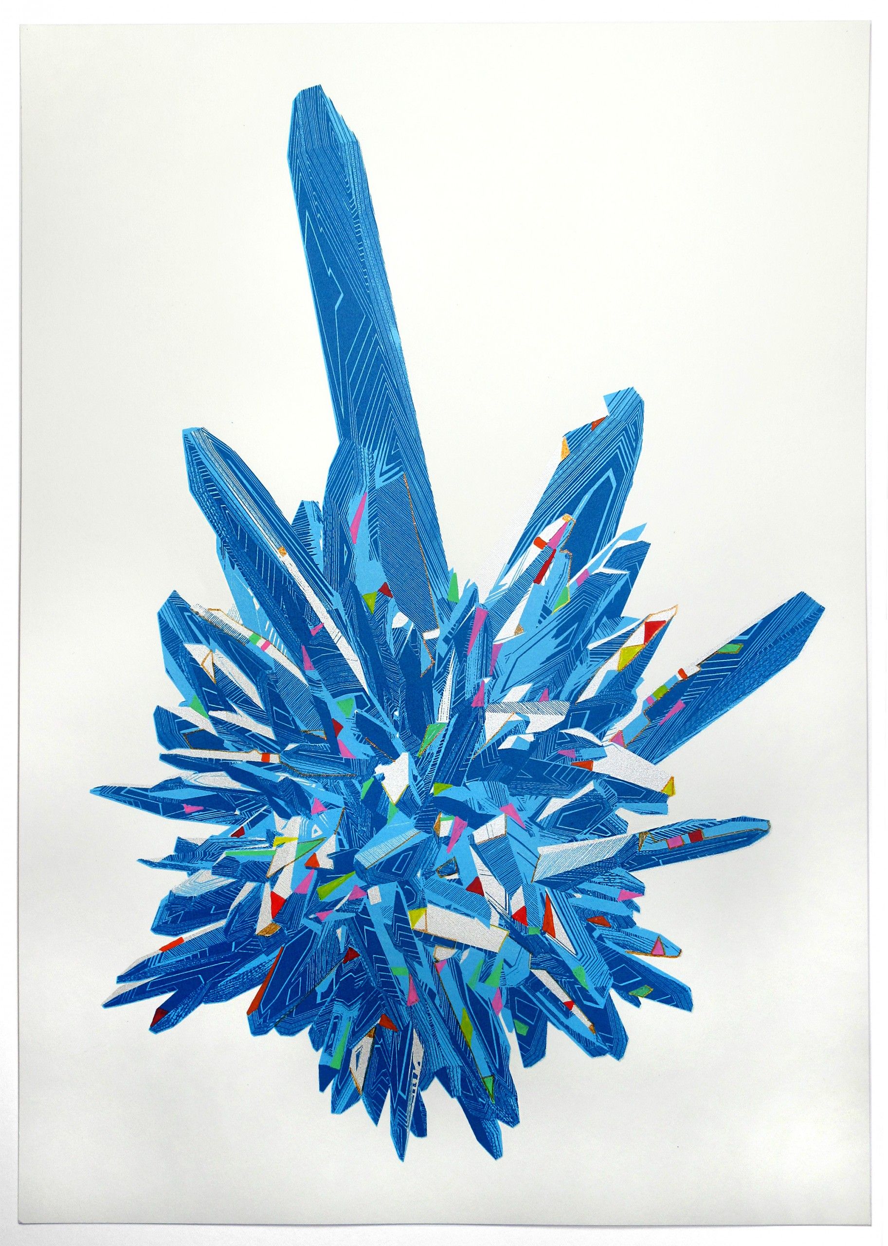 Blue Gemstone by Chris Keegan