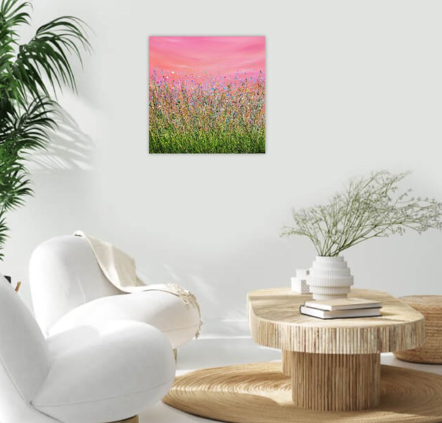 Blushing Sky Meadows #2 by Lucy Moore - Secondary Image