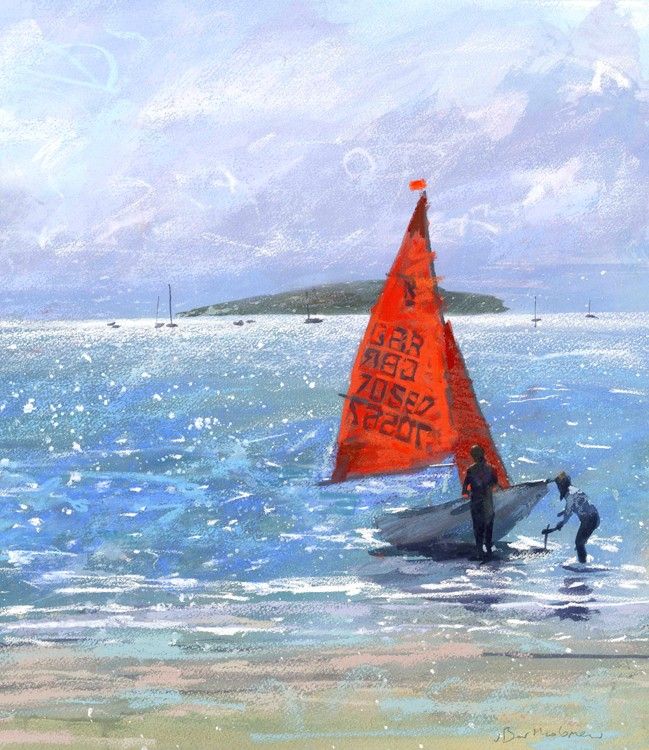 Mirror Dinghies Abersoch by James Bartholemew