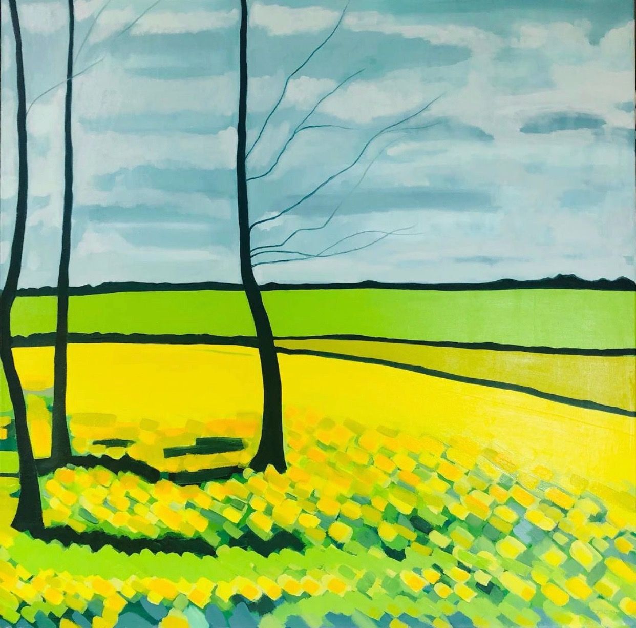 Yellow Fields no.3 by Alexa Roscoe