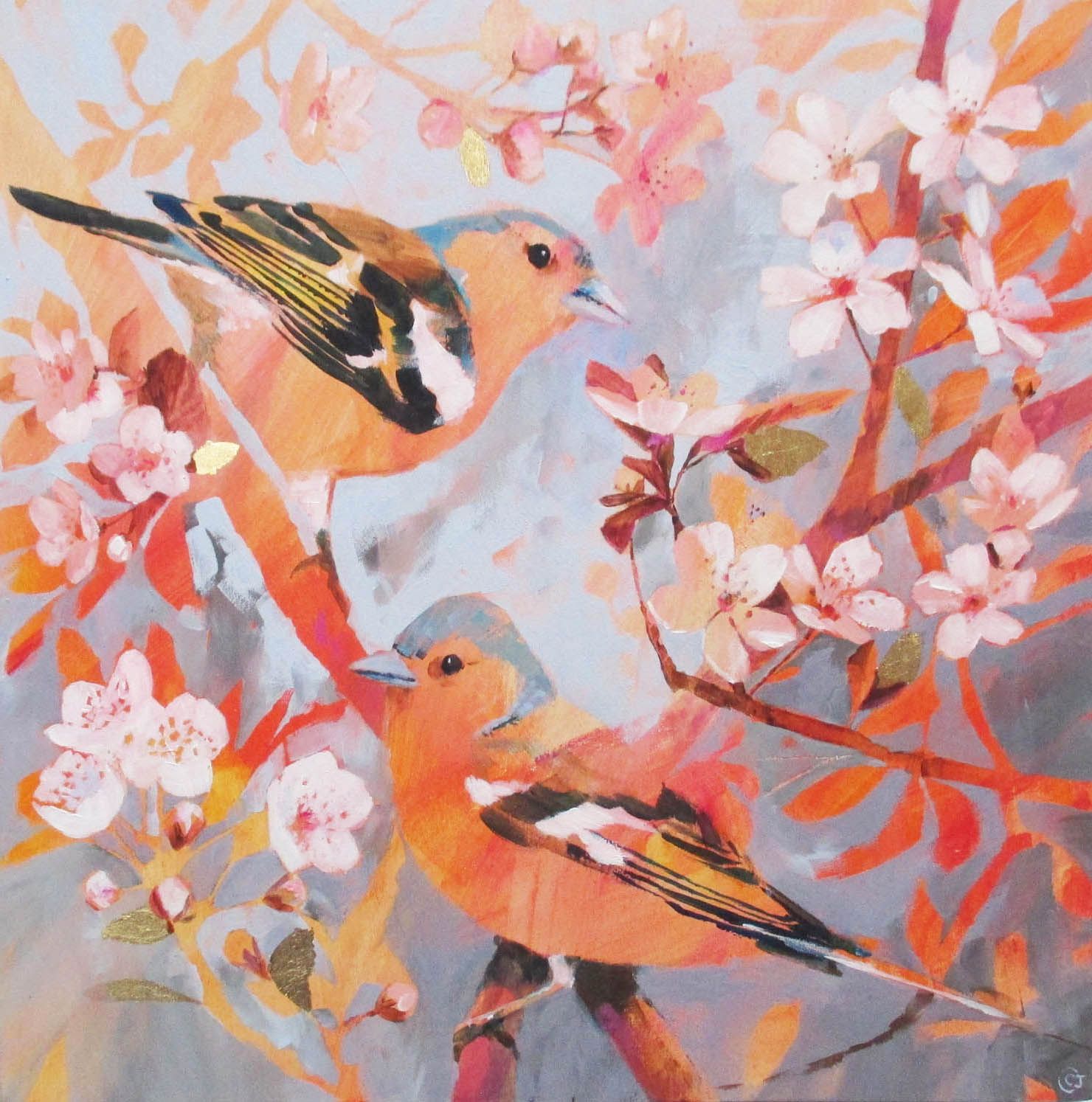 Chaffinches by carolyn carter