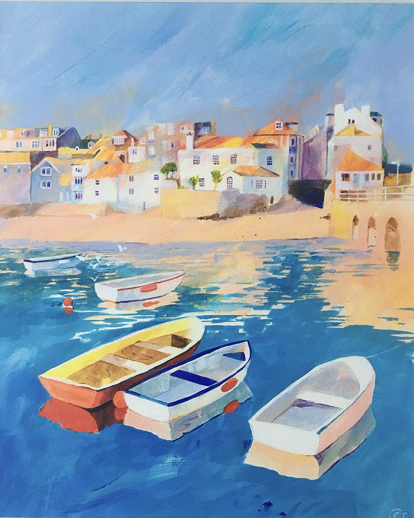 St Ives Harbour by carolyn carter