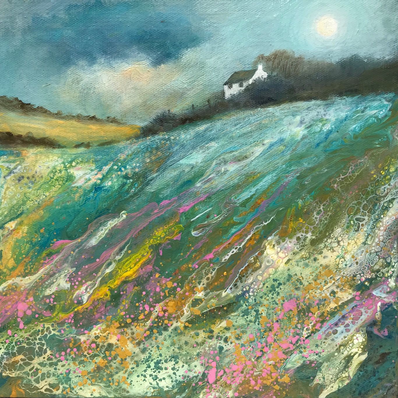 Pastel Meadow by Cathryn Jeff