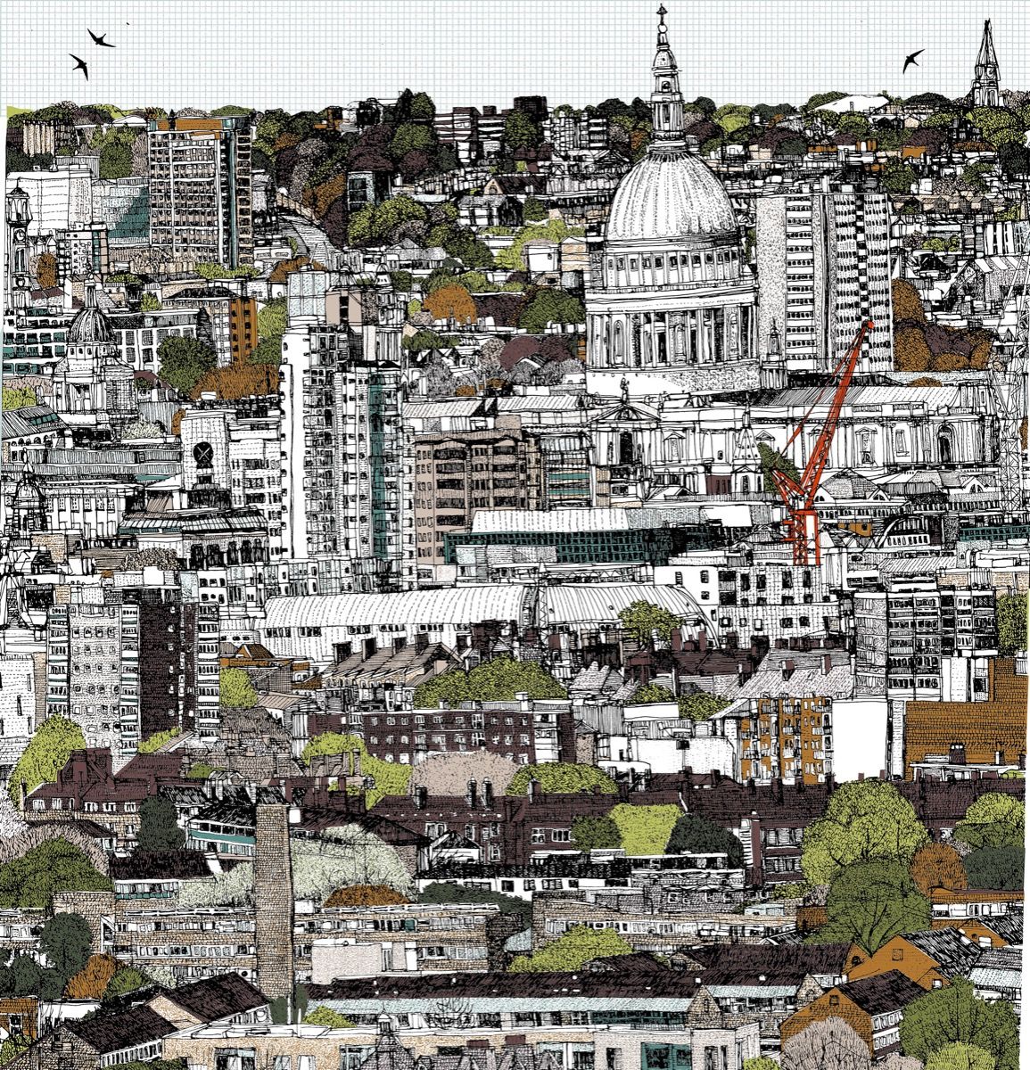 Changing Seasons at St Pauls by Clare Halifax