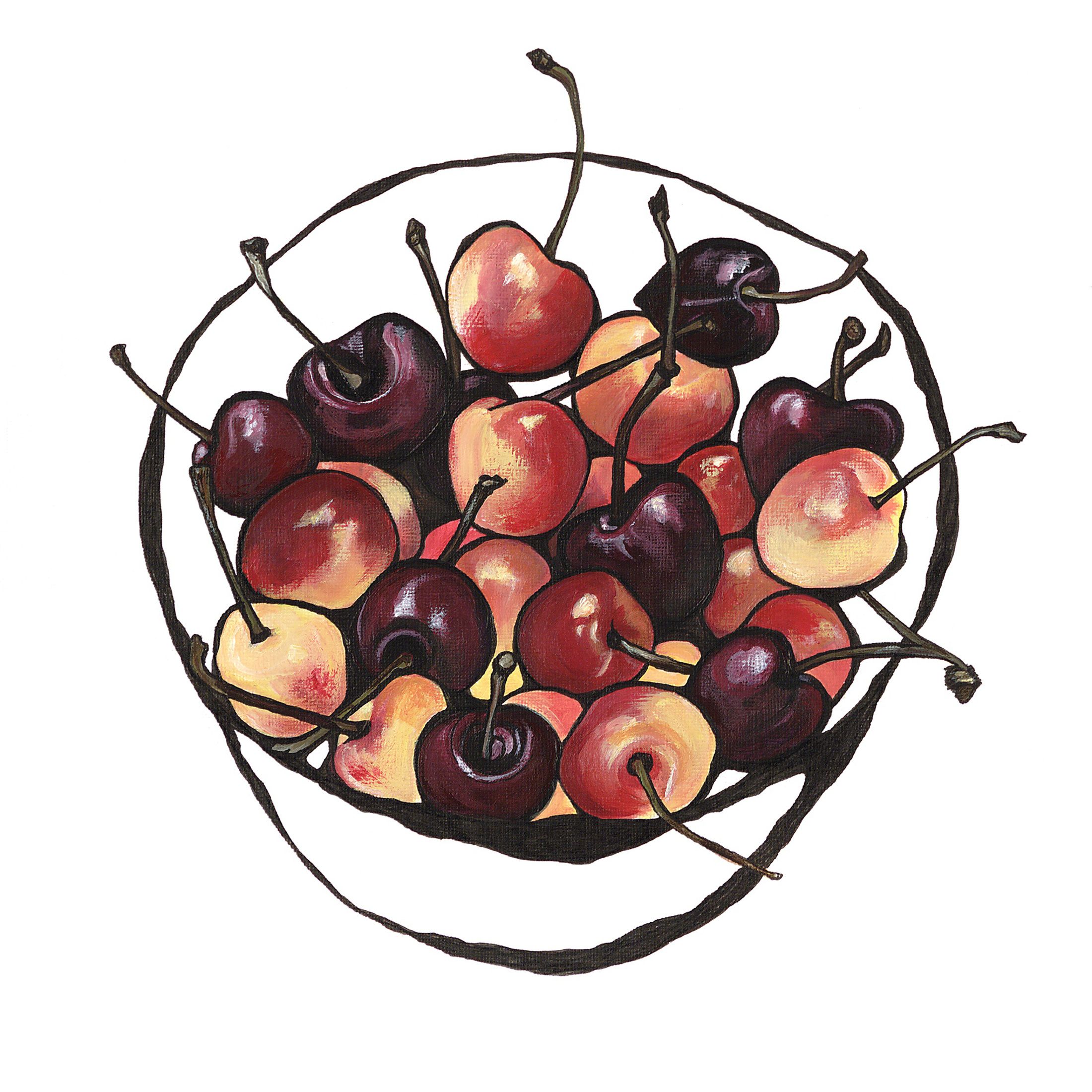 Cherries by Lucy Routh
