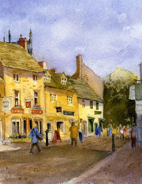Church Street, Stow-on-the-Wold by Elizabeth Chalmers