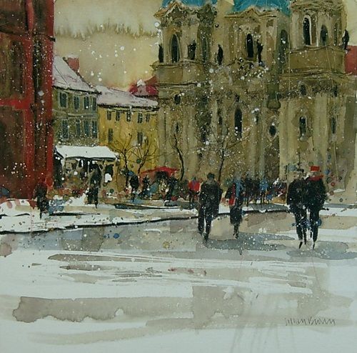 Prague in February by Susan Brown