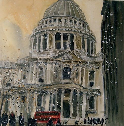 South Porch, St Pauls, London by Susan Brown
