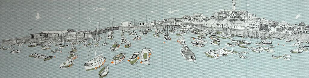 Penzance Harbour by Clare Halifax