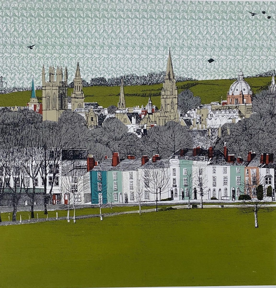 South Park View, Oxford by Clare Halifax