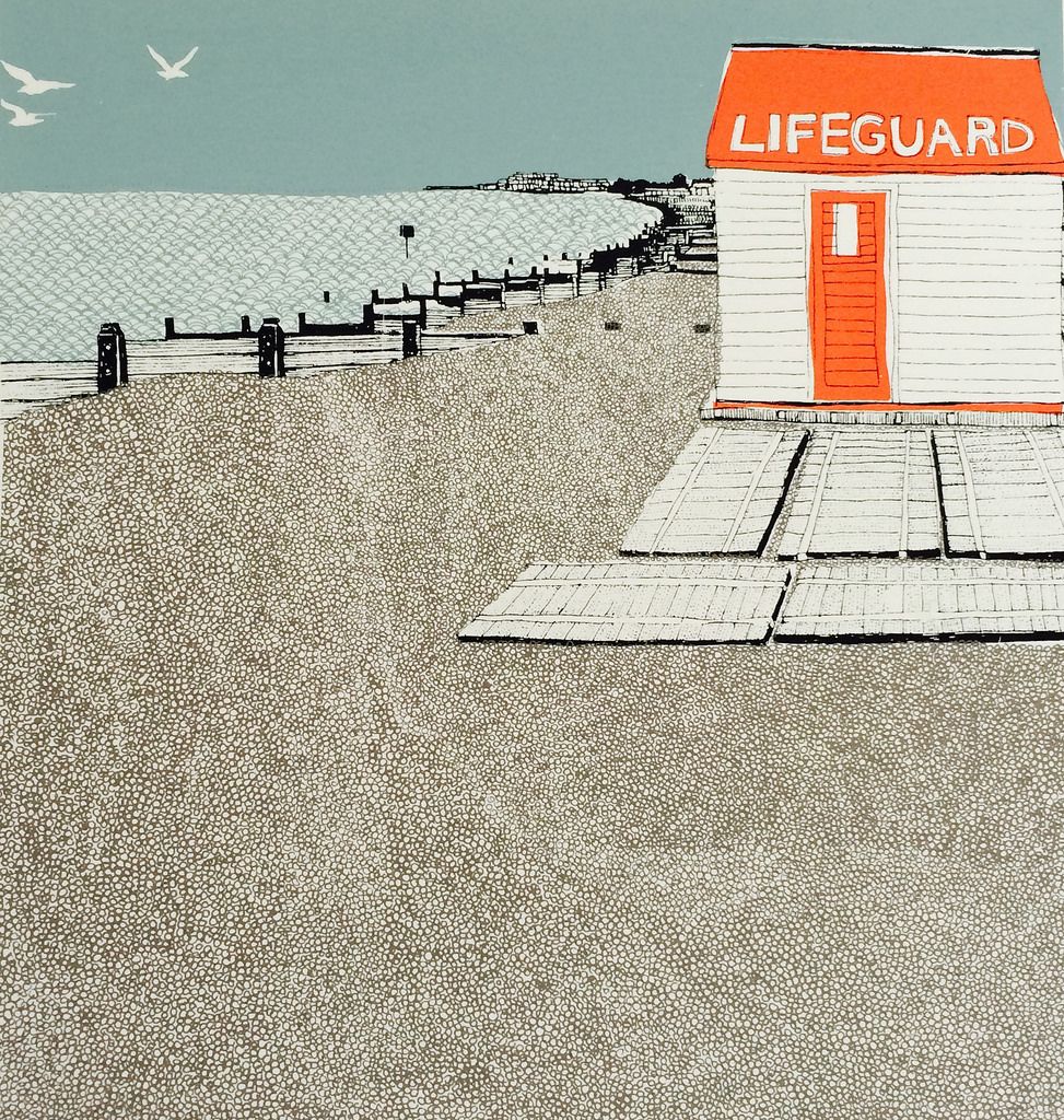 Whitstable Lifeguard by Clare Halifax