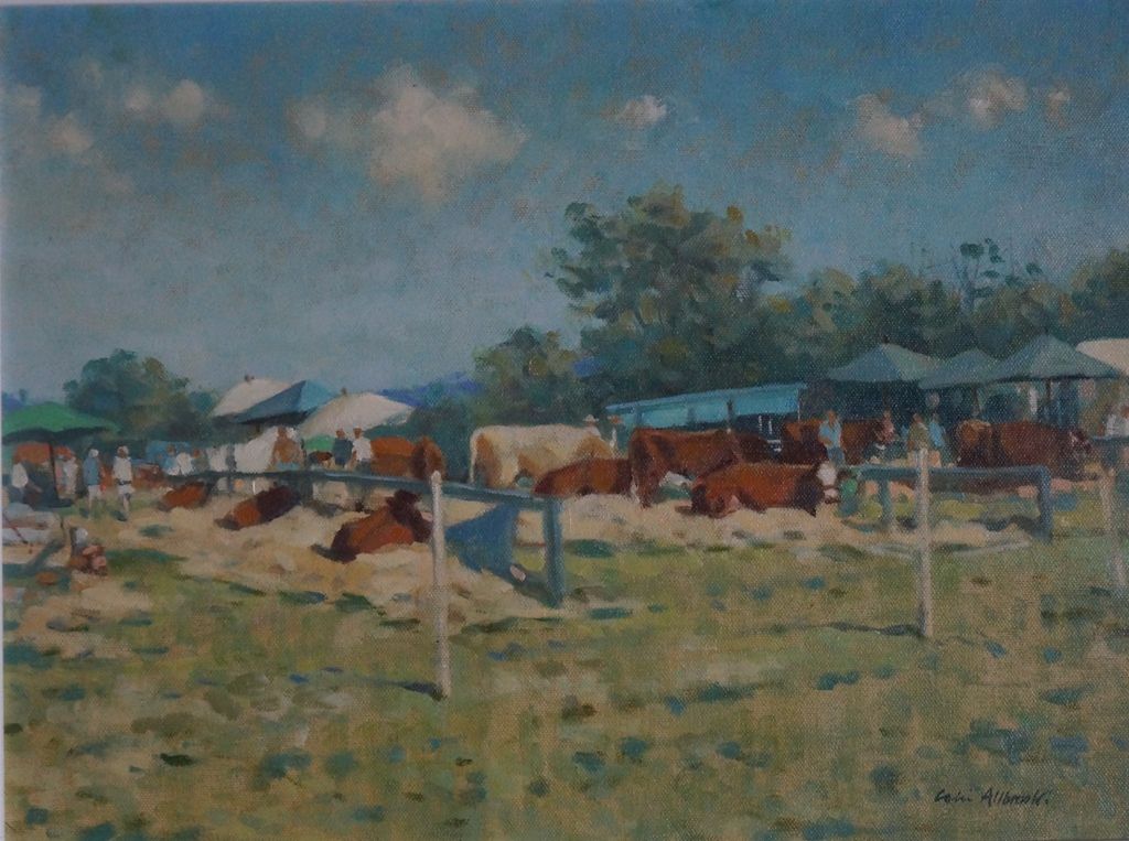 Honiton Show cattle by Colin Allbrook