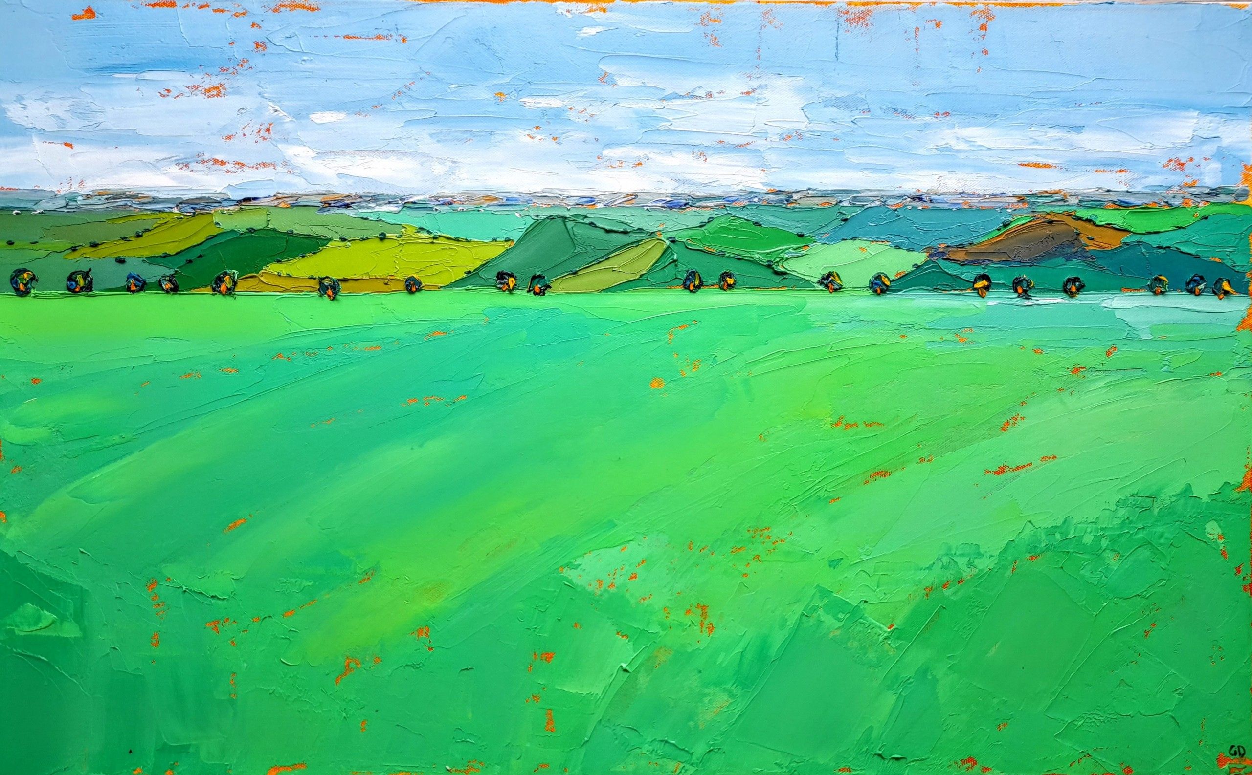 Cotswold Field Patterns by Georgie Dowling