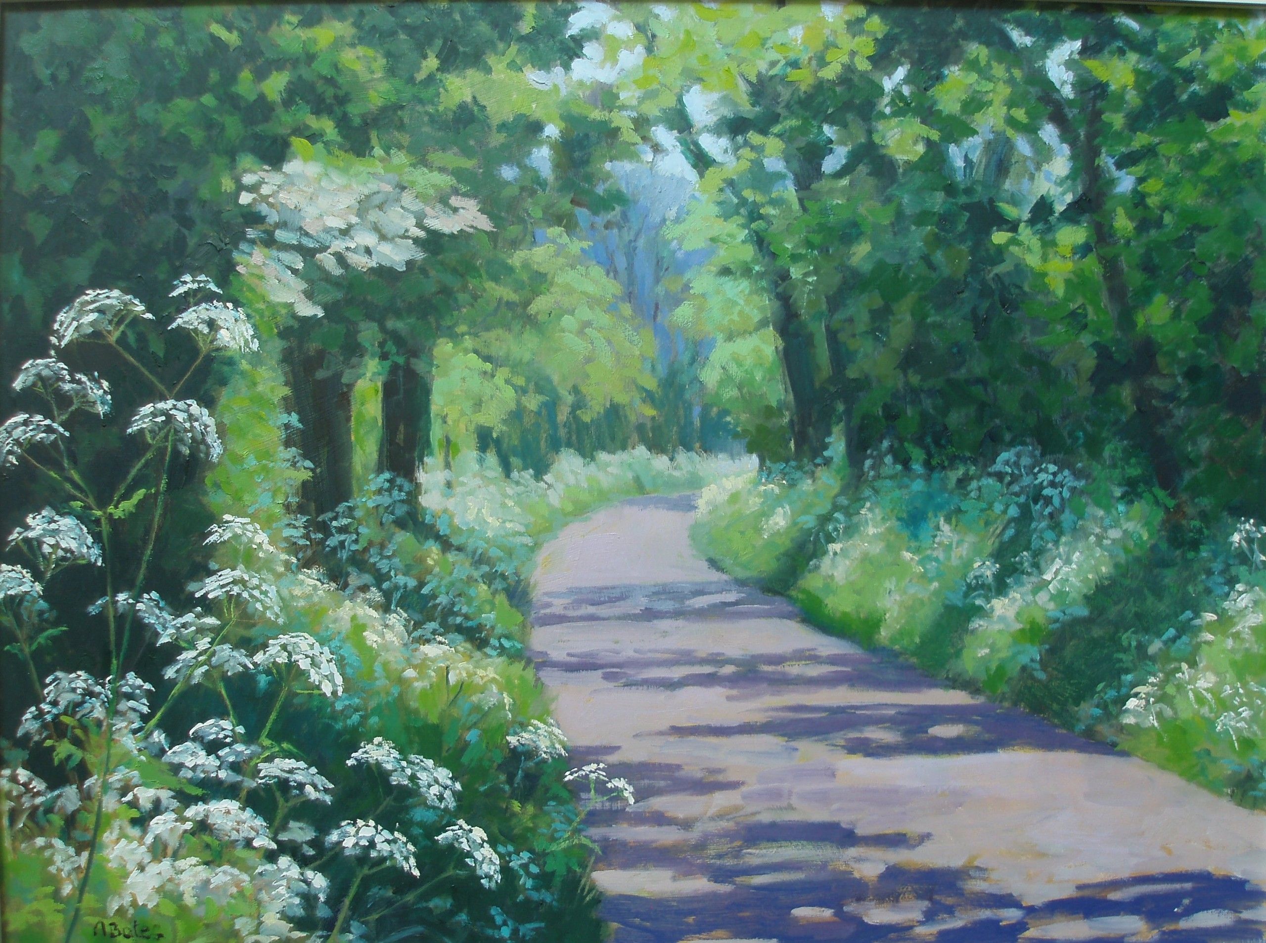 Cow Parsley in May by Andrea Bates