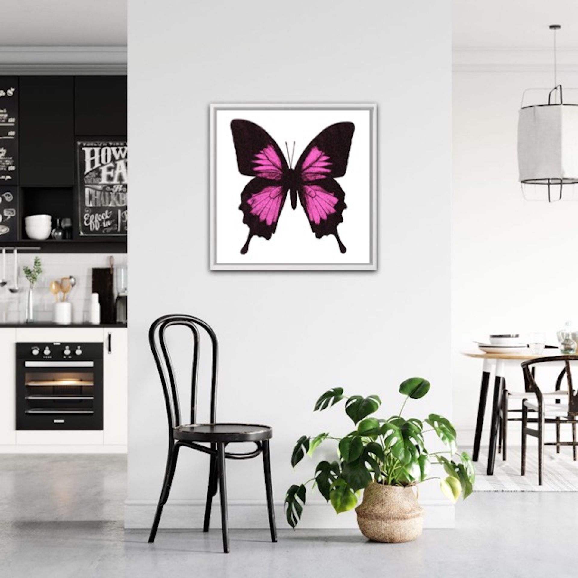 Papilio Ulysses - Neon Pink by Claire Robinson - Secondary Image