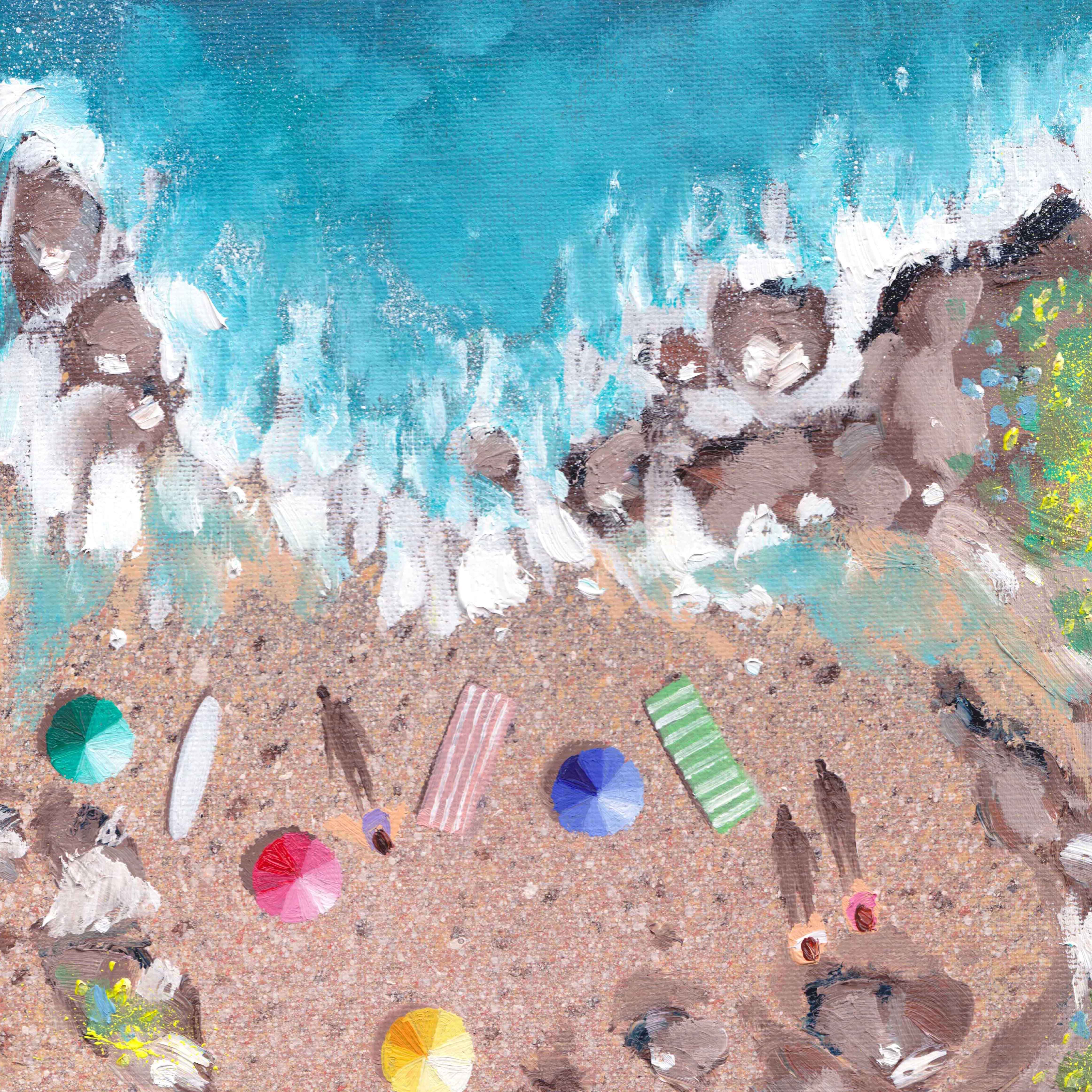 Pebble Beach 1 by Lenny Cornforth
