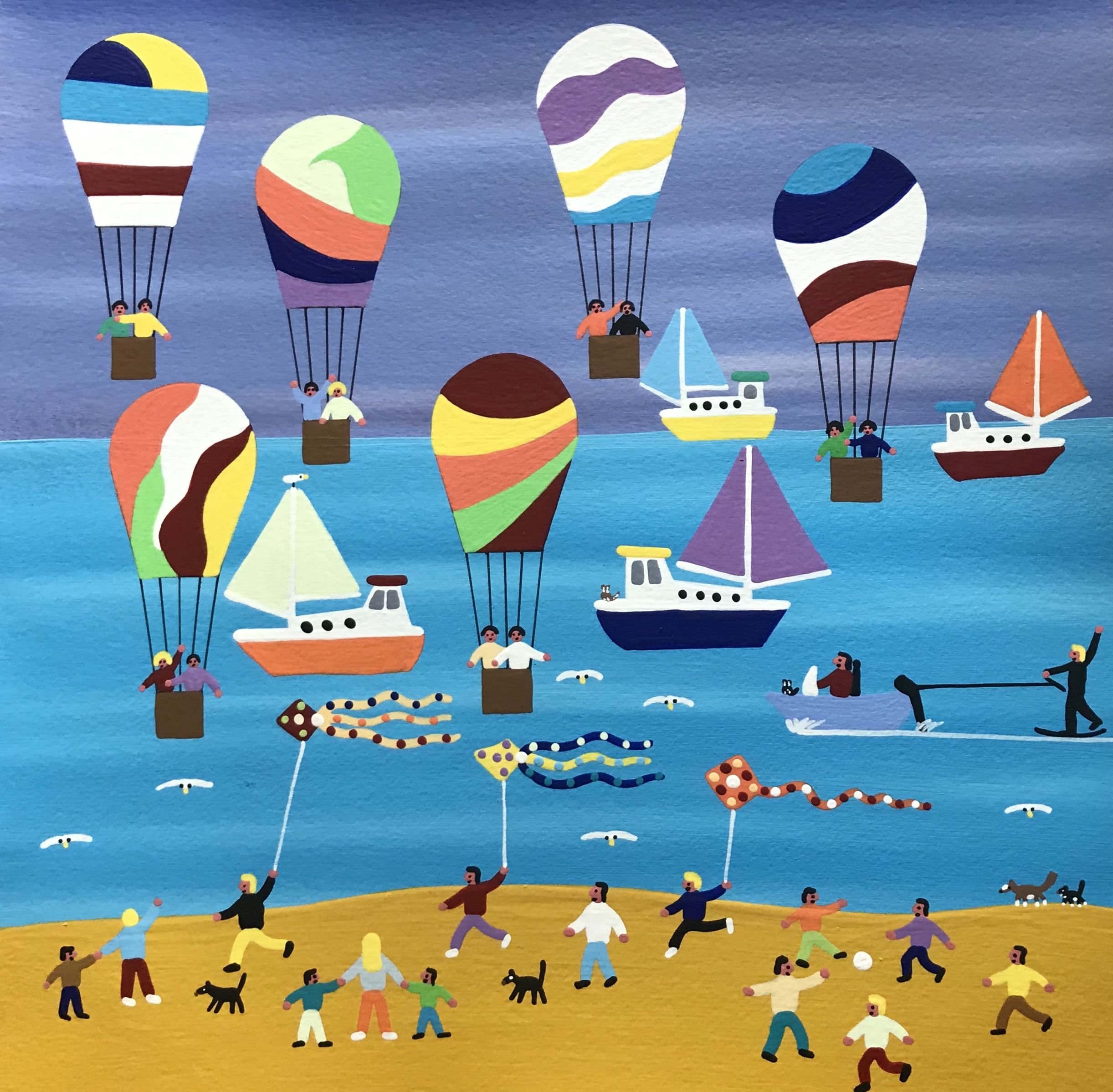 Fabulous day at the seaside by Gordon Barker