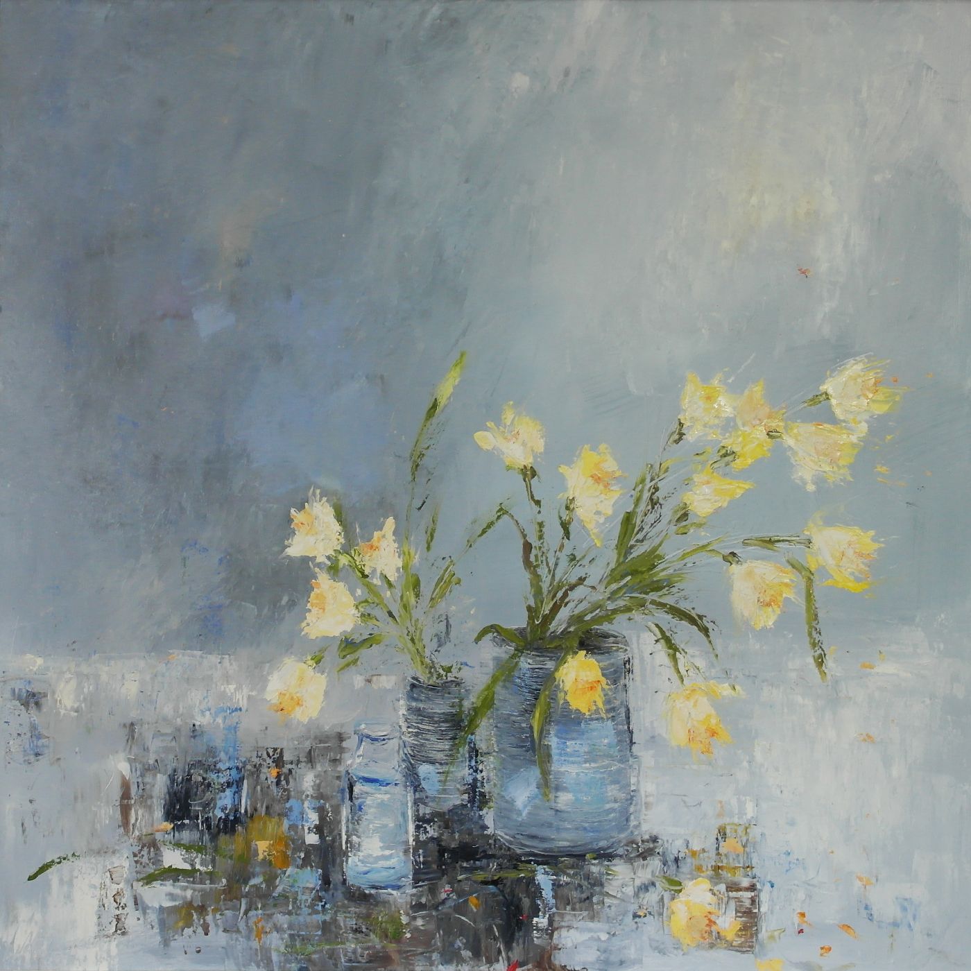 Daffodils in the Studio by Libbi Gooch