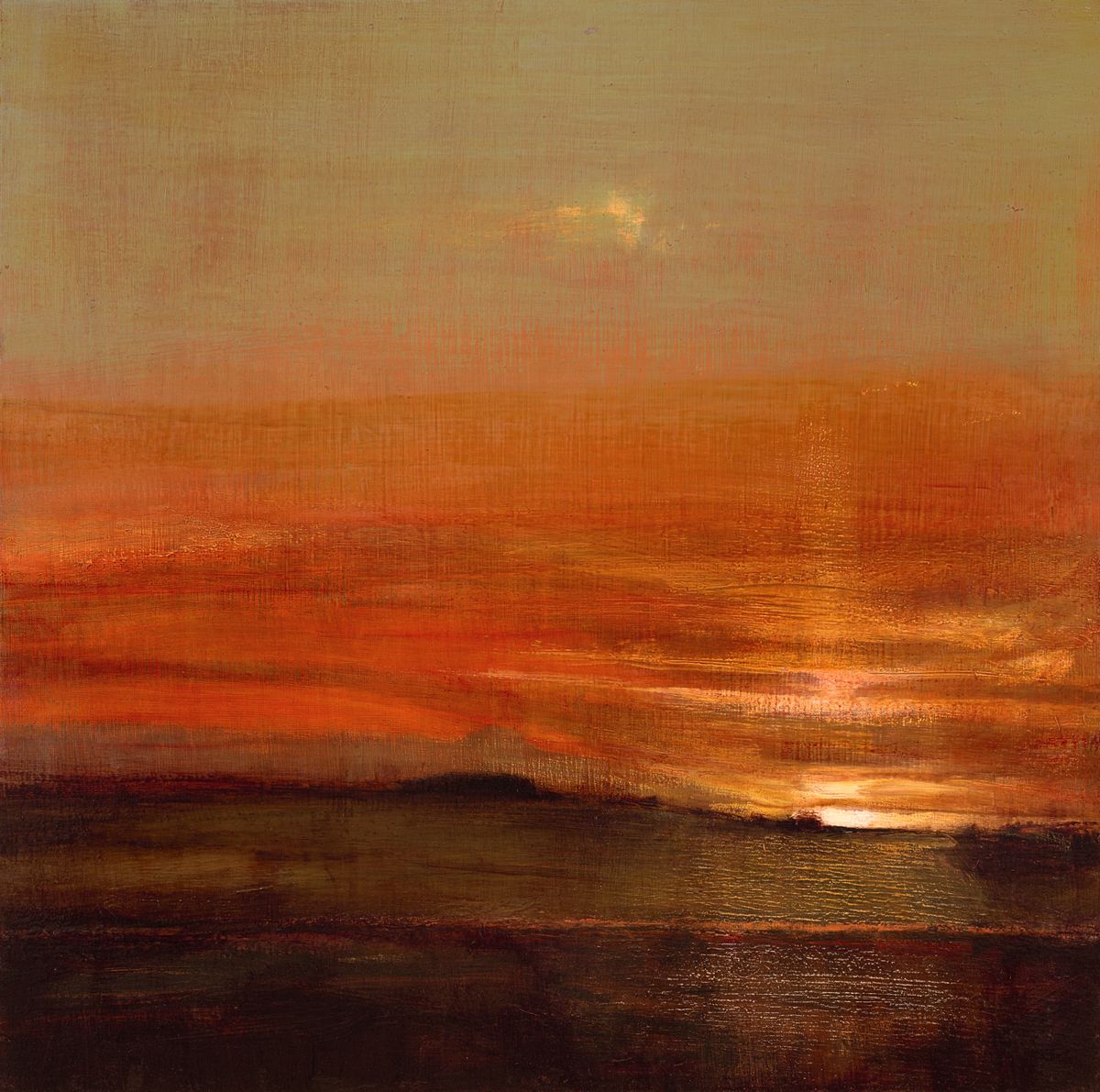 South Downs Sunset - Scarlett I by David Scott Moore