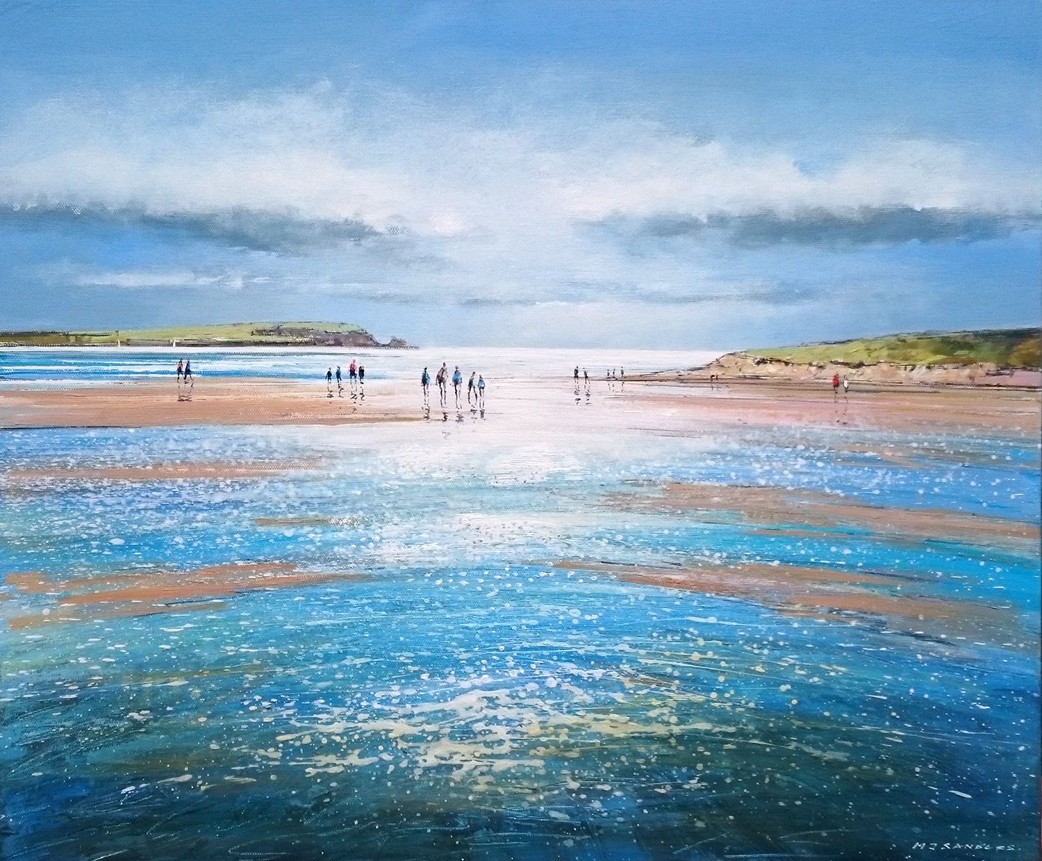 Commission an Artist - Daymer Bay by Michael Sanders