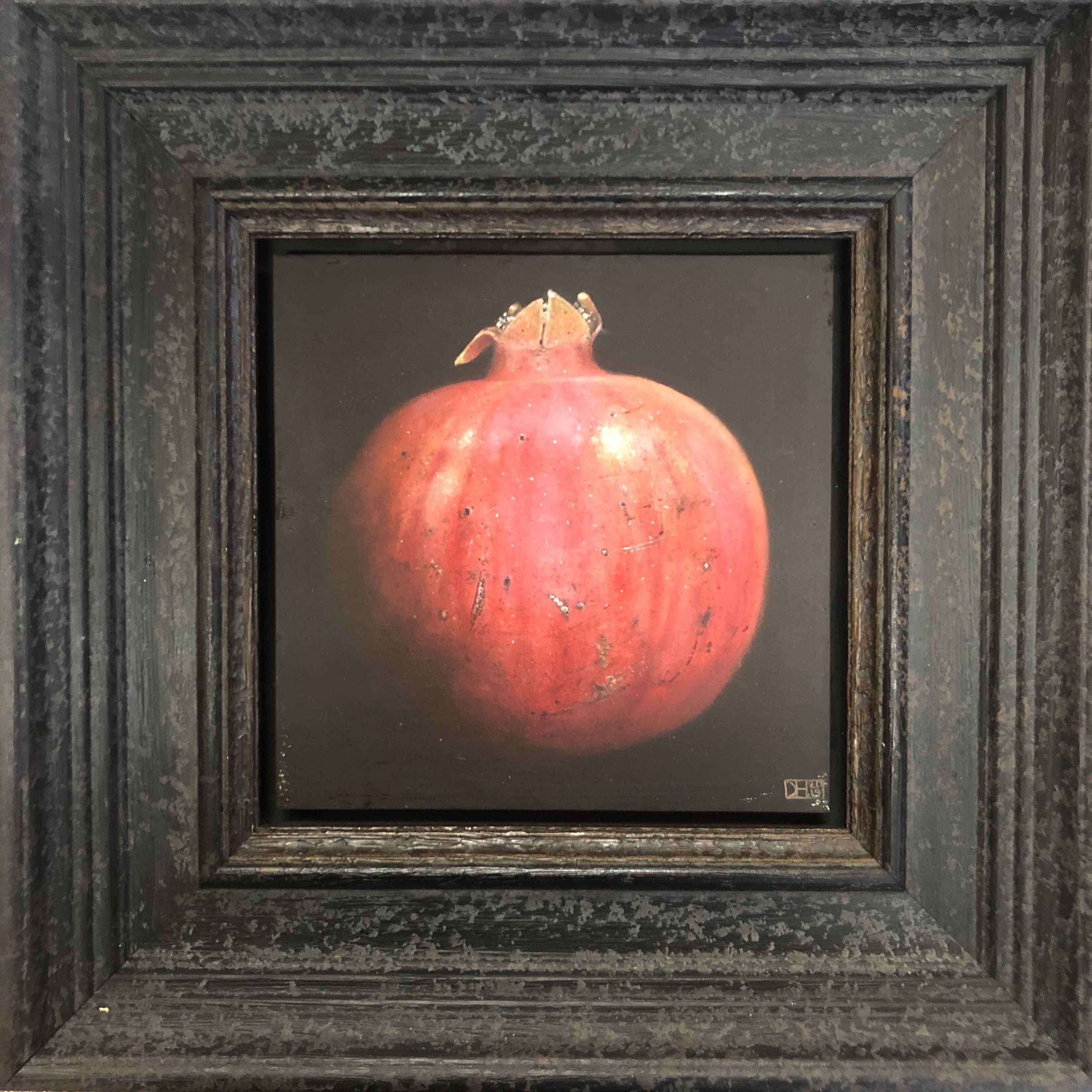 Stripy Red Pomegranate by Dani Humberstone - Secondary Image