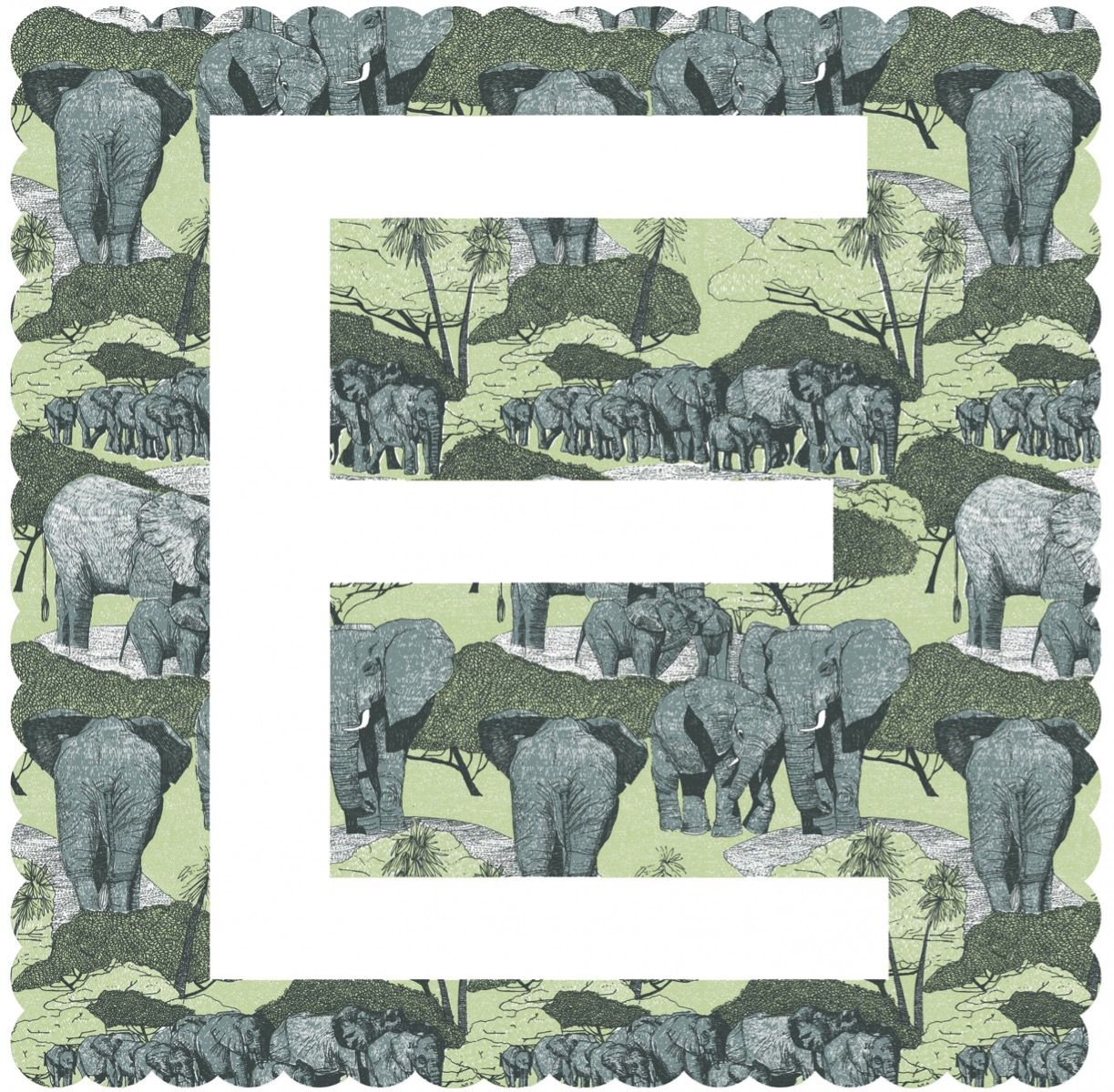E is for Elephant by Clare Halifax