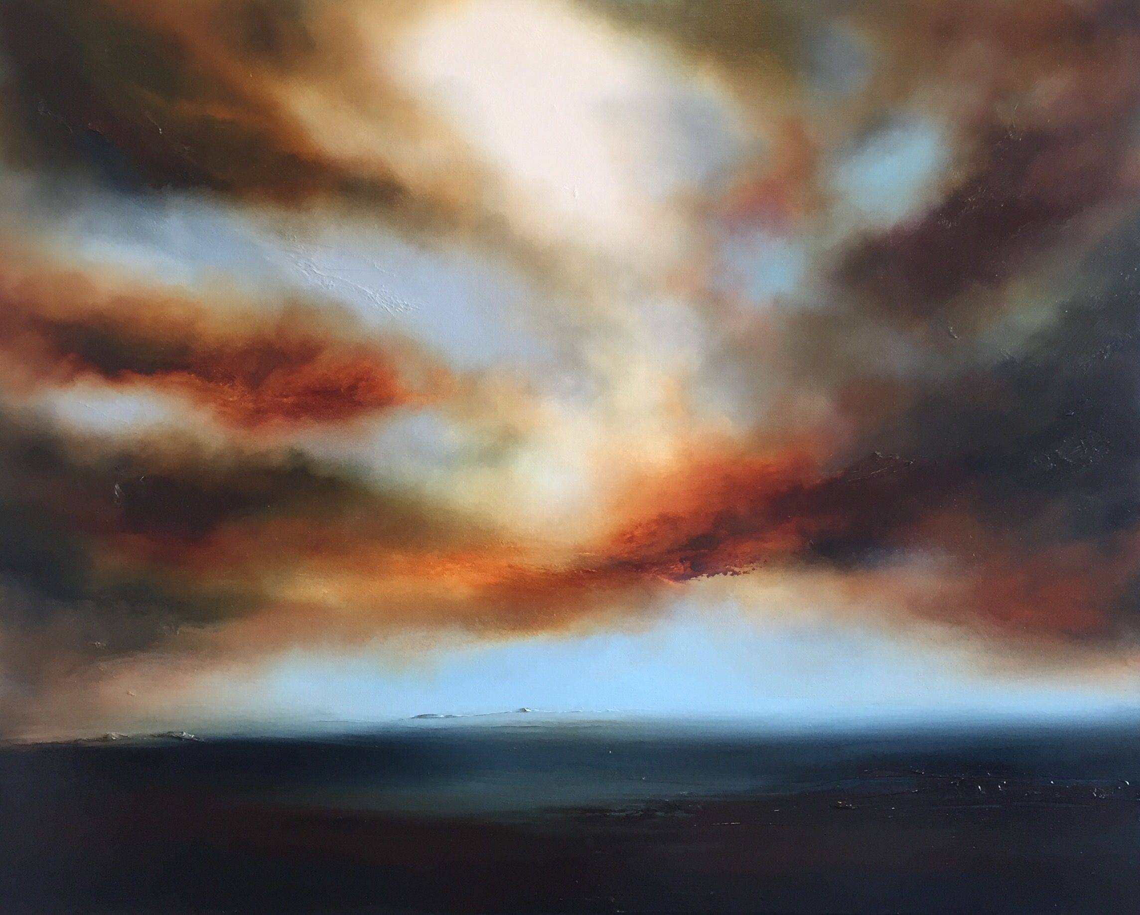 Sunset over Sea by Helen Howells