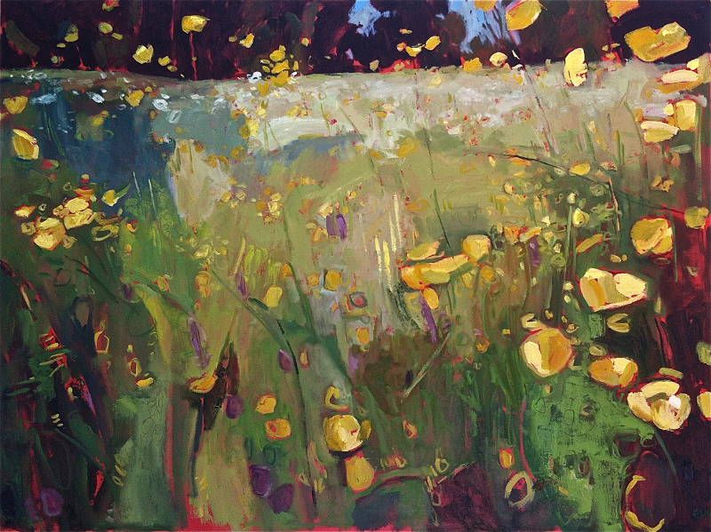 Buttercup Meadow with Sorrel by Elaine Kazimierczuk
