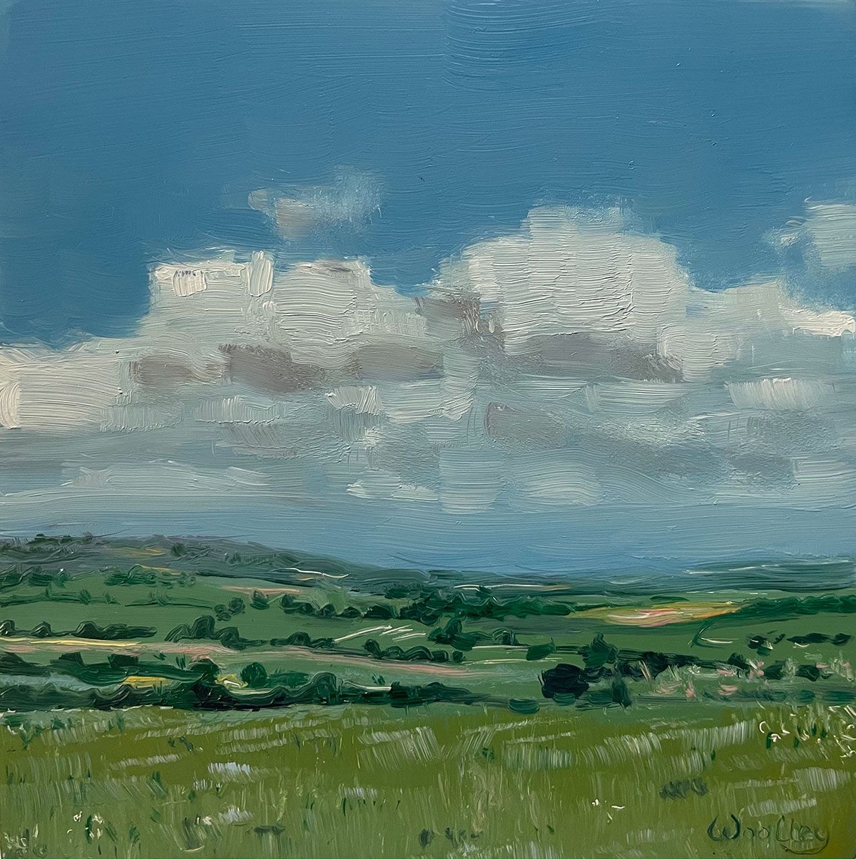 Cotswold landscape by Eleanor Woolley