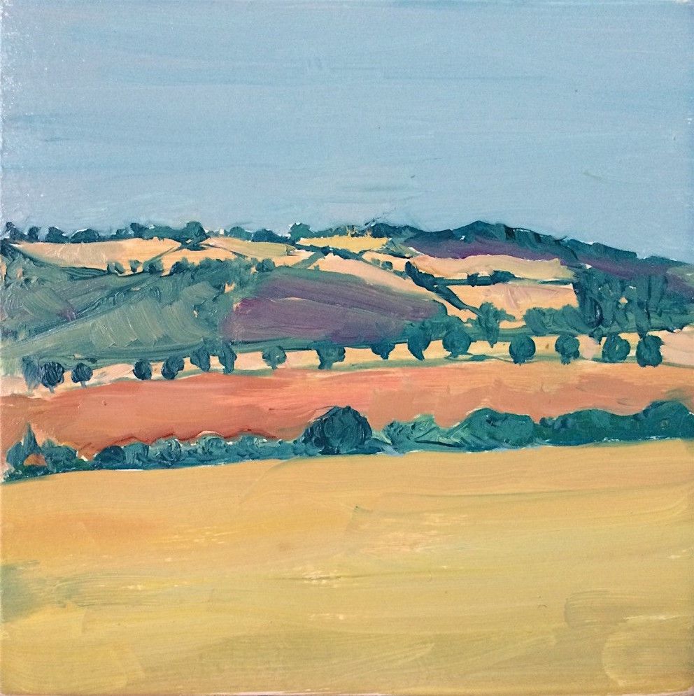 A view from Rollright by Eleanor Woolley