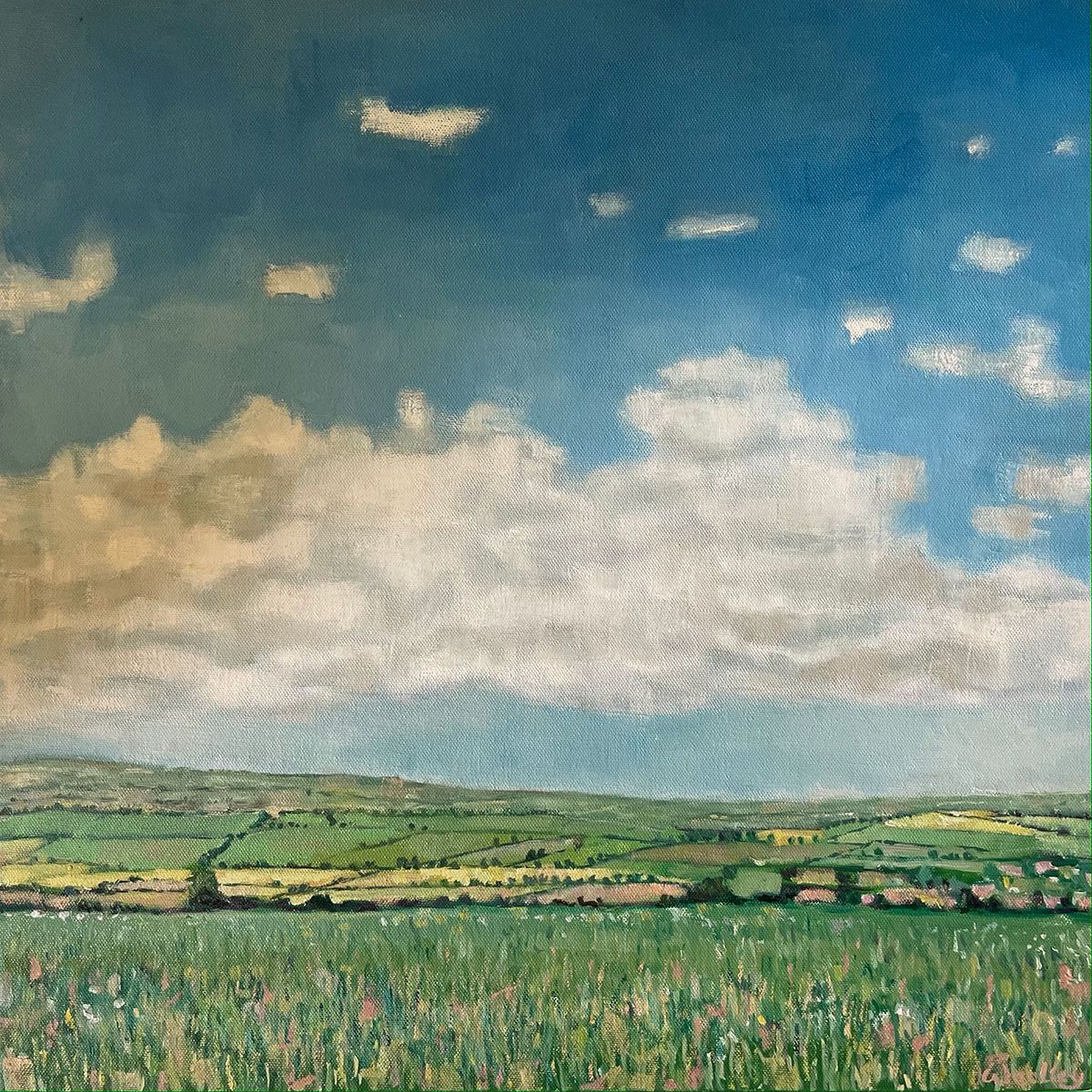Cotswold Landscape II by Eleanor Woolley