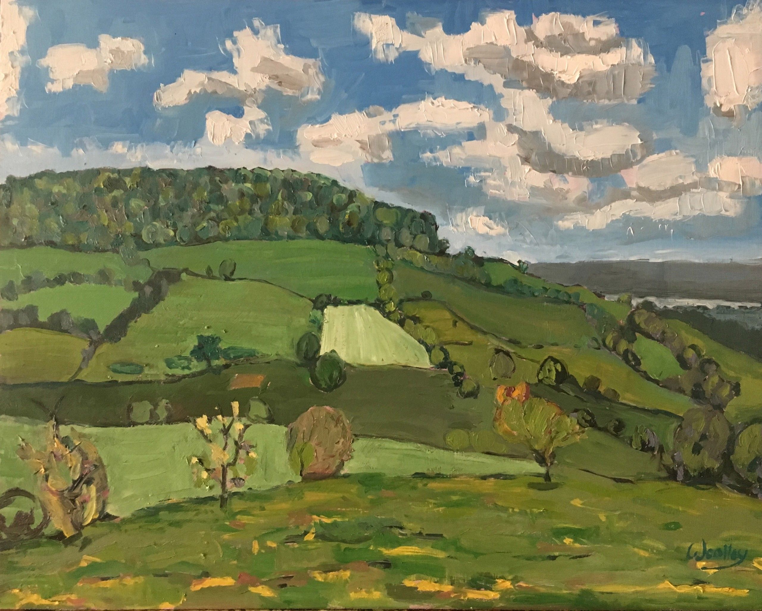 The Stroud valley by Eleanor Woolley
