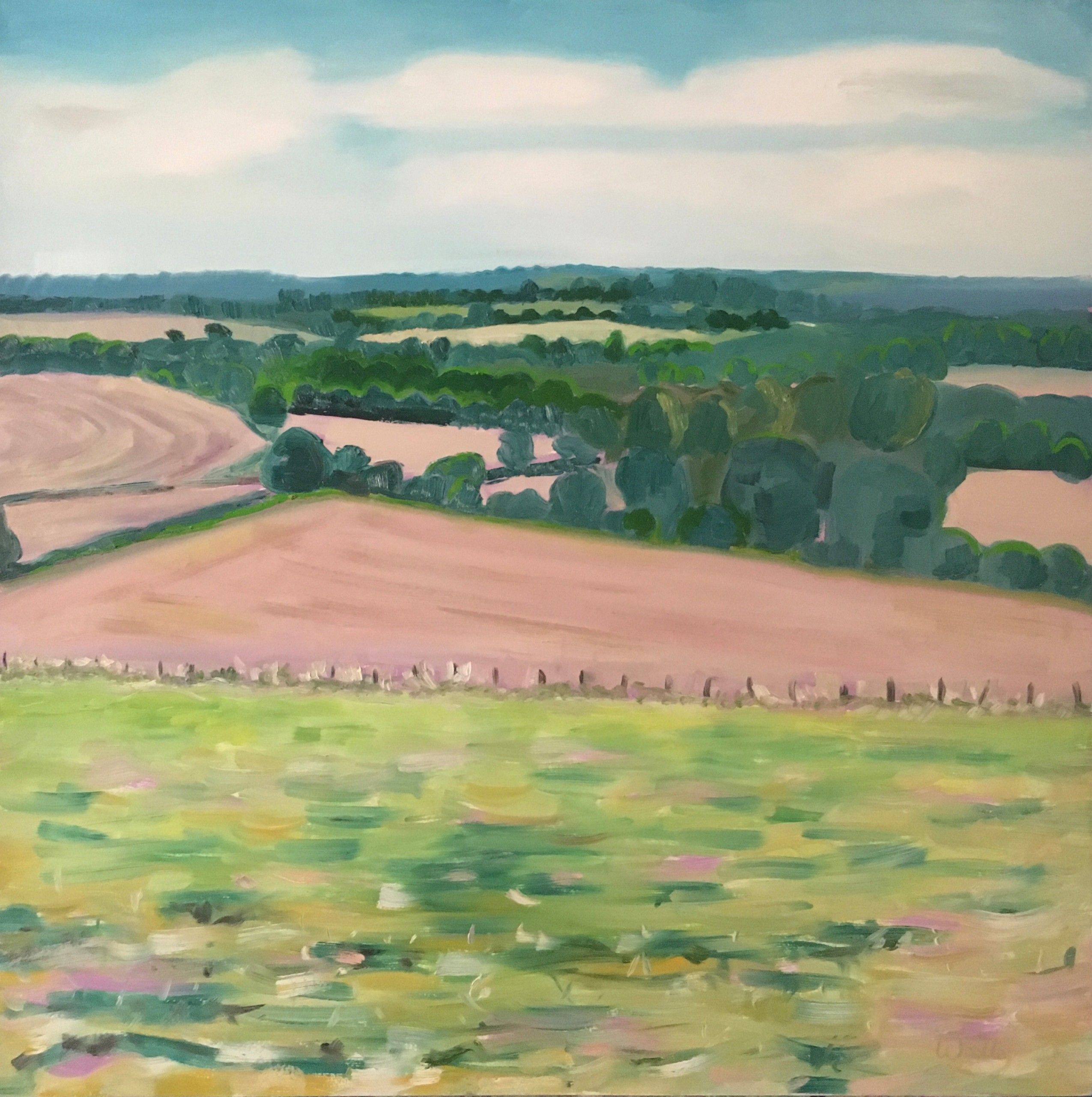 The view from Aynho by Eleanor Woolley