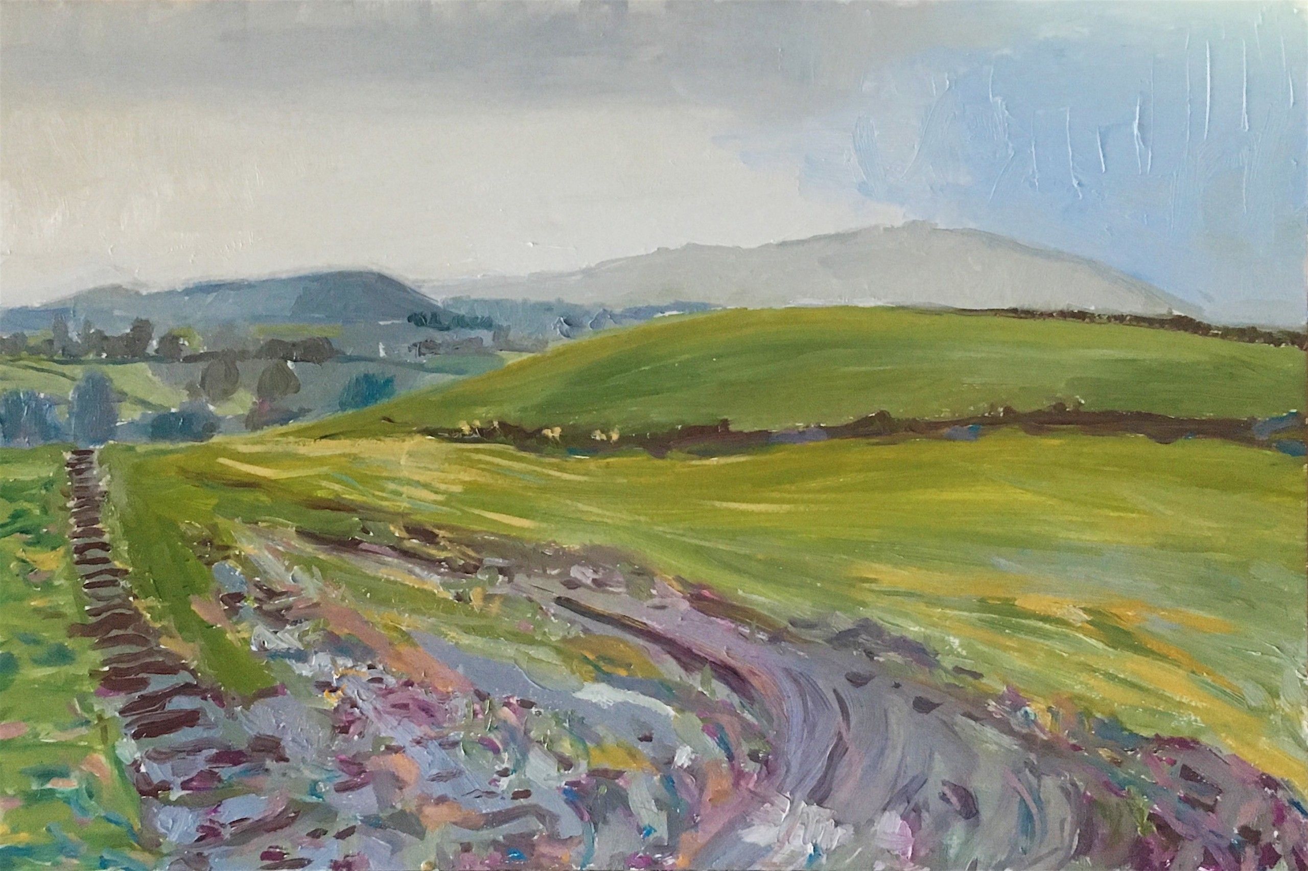Towards May hill by Eleanor Woolley