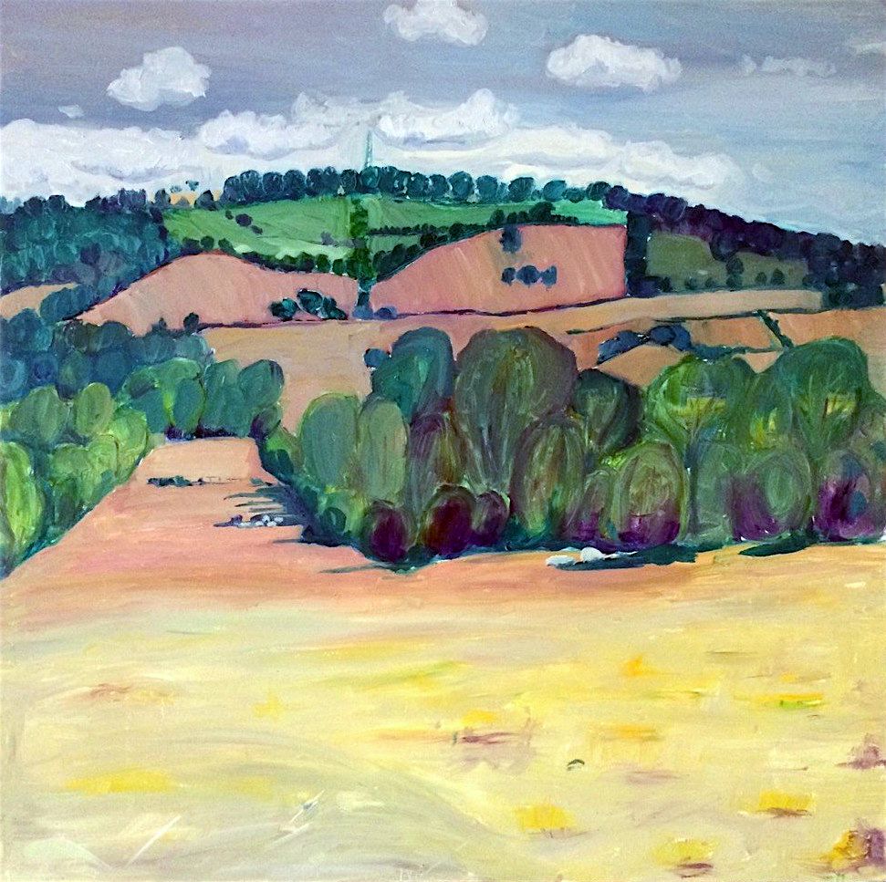 View from Maugersbury by Eleanor Woolley