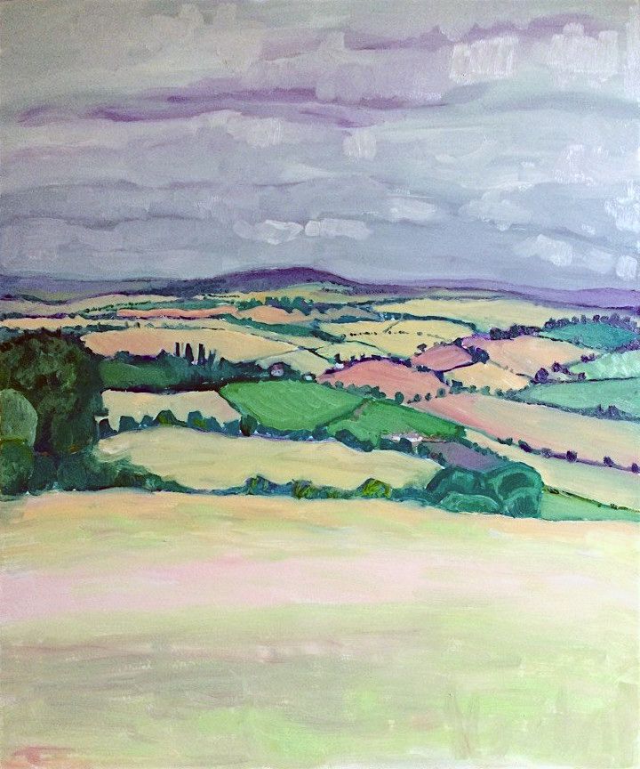 View from May Hill by Eleanor Woolley