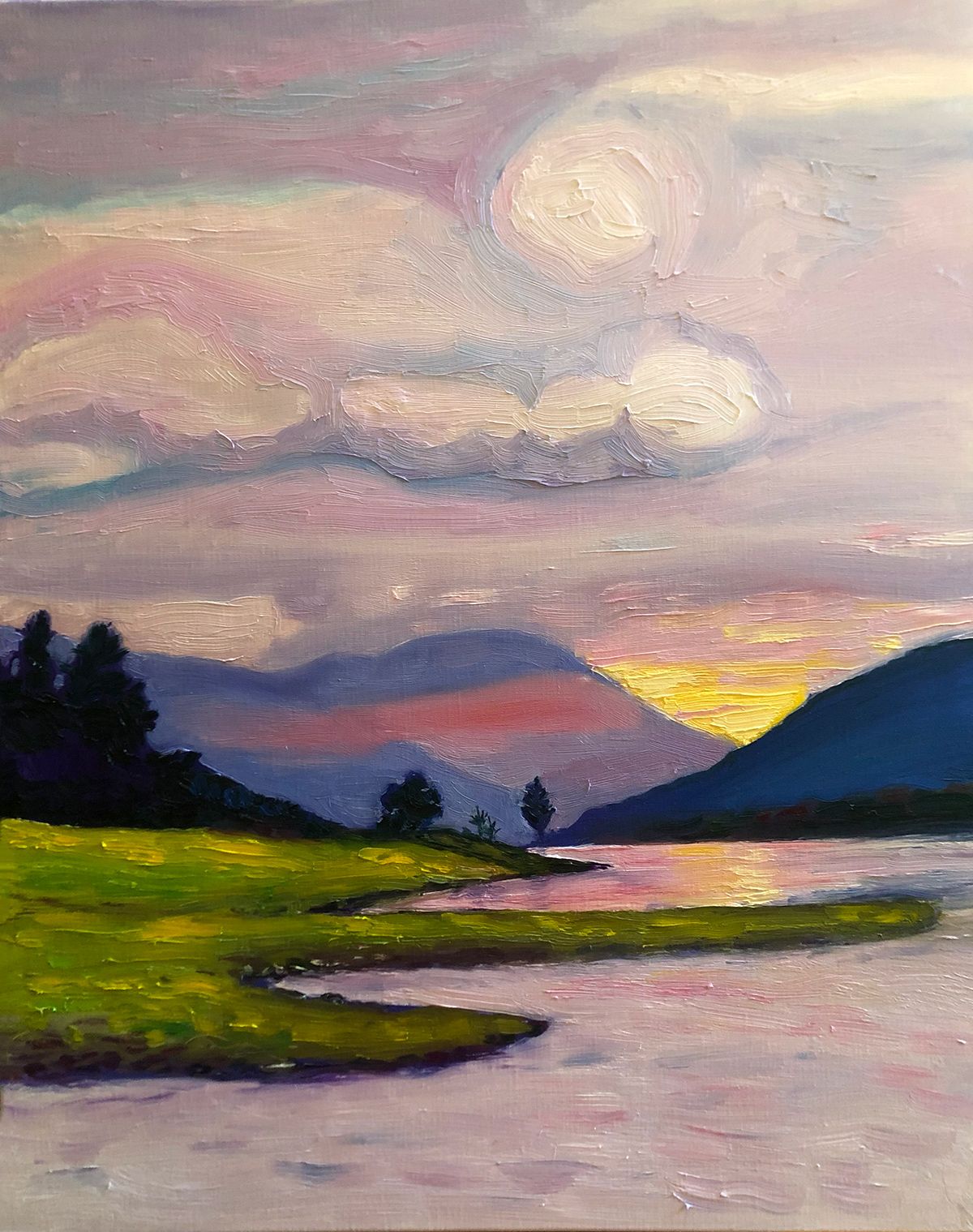 Glencoe Sunset by Eleanor Woolley