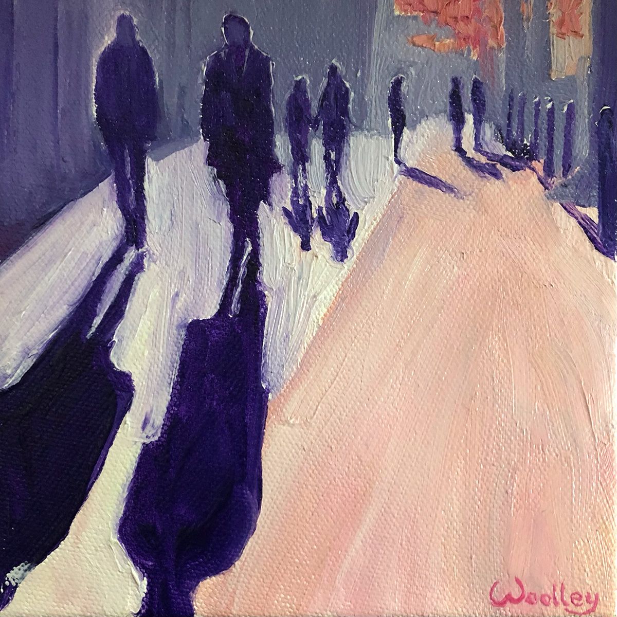 Winter Shadows 40 by Eleanor Woolley