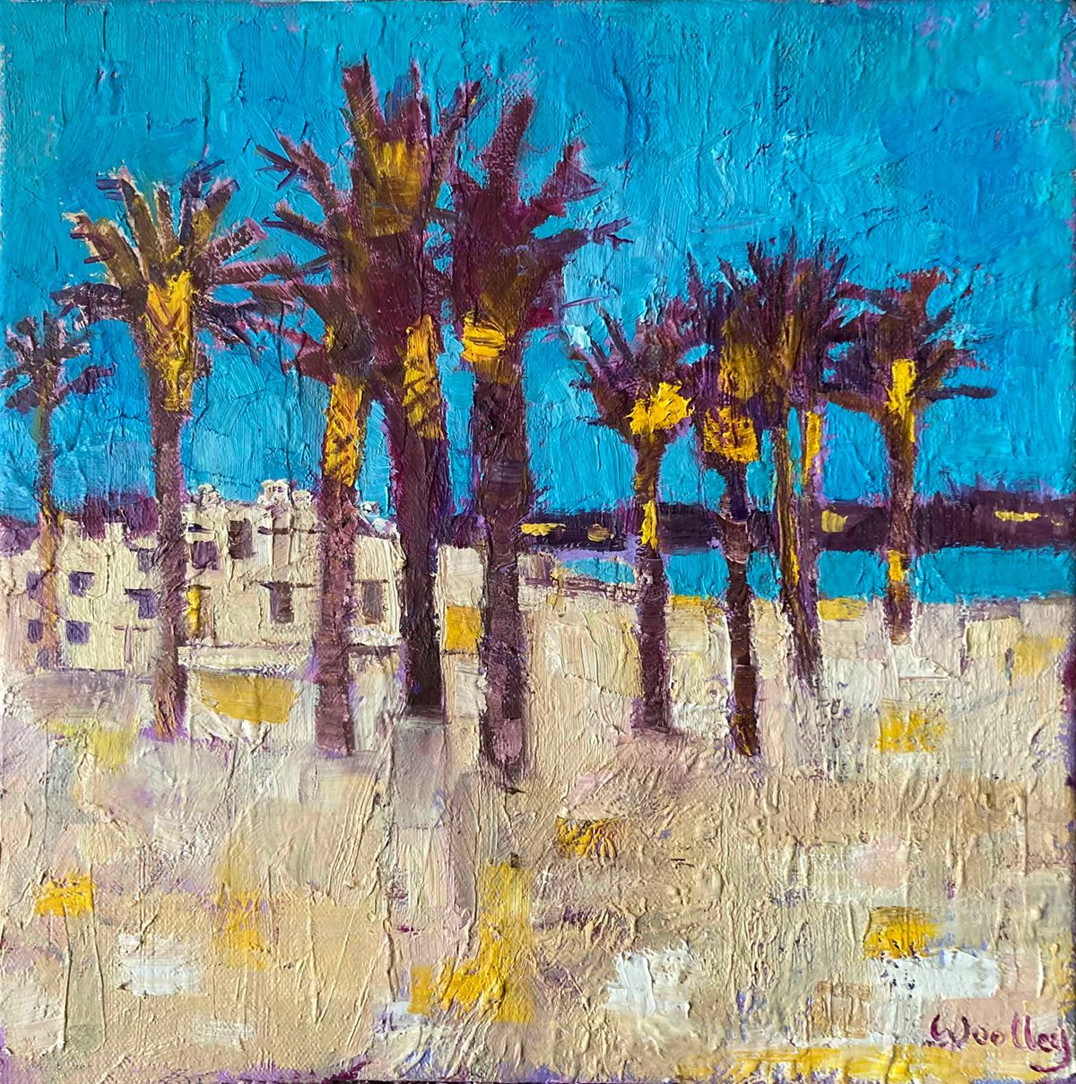 Beach Palms La Cala by Eleanor Woolley