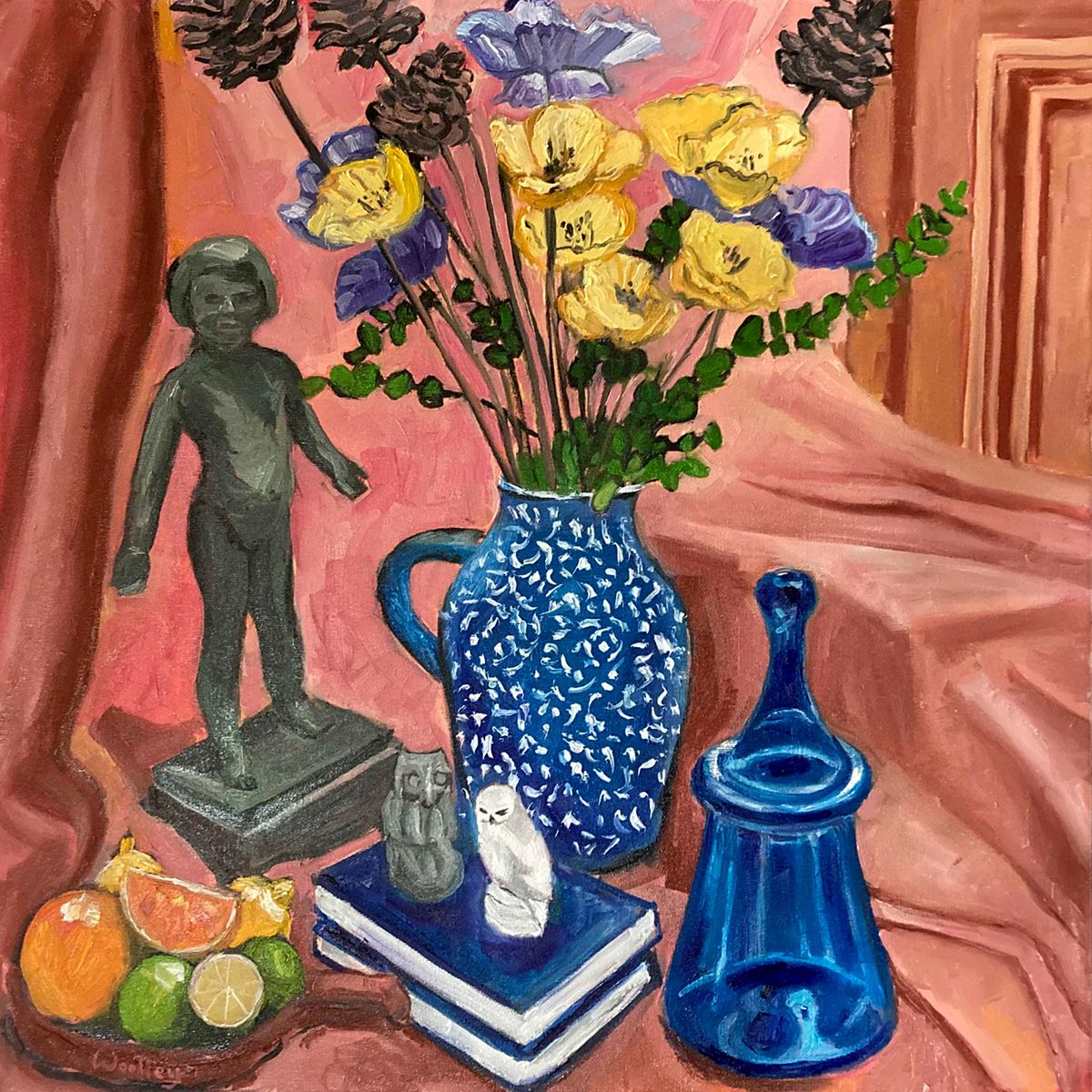 Still Life with Owls by Eleanor Woolley