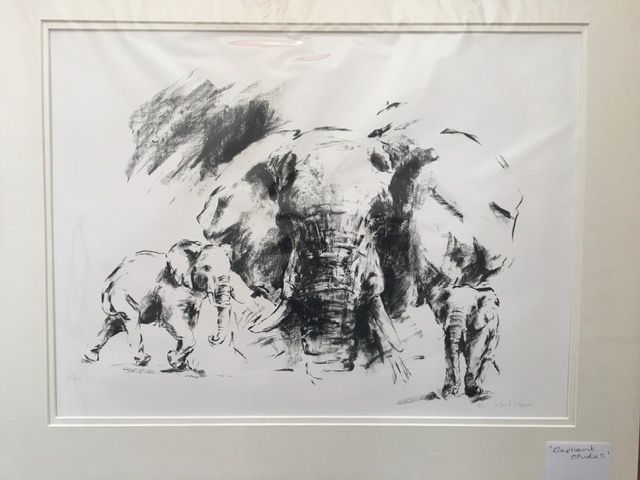 Elephant studies by Annabel Pope - Secondary Image