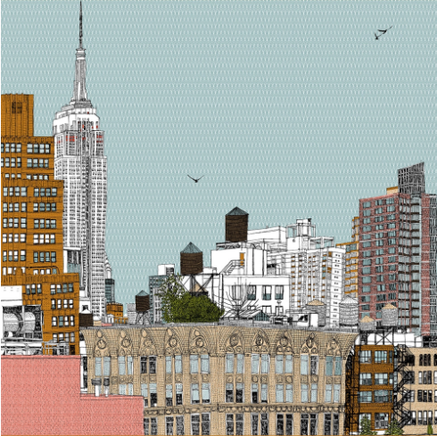 Empire State on the Side by Clare Halifax