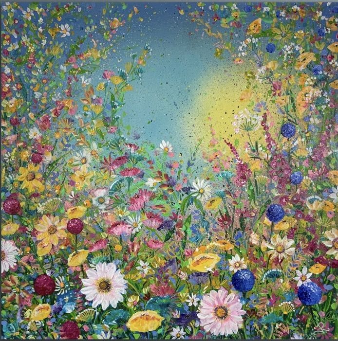 A Meadow of Spring Flowers by Jan Rogers