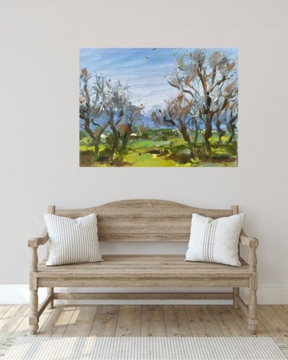 Algarve almond trees by Natalie Bird - Secondary Image